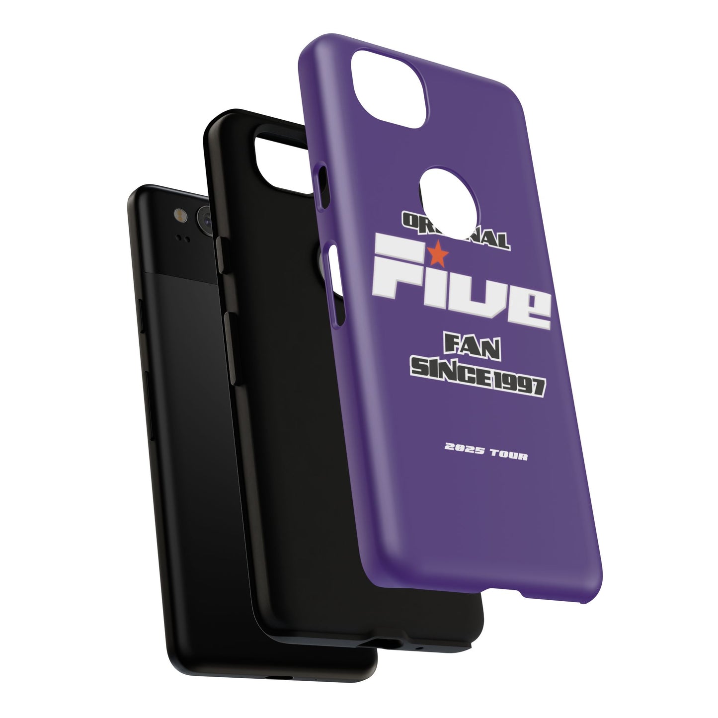 Original Five Fan Tough Case - 2025 Tour Edition unofficial Five boyband 5ive merchandise