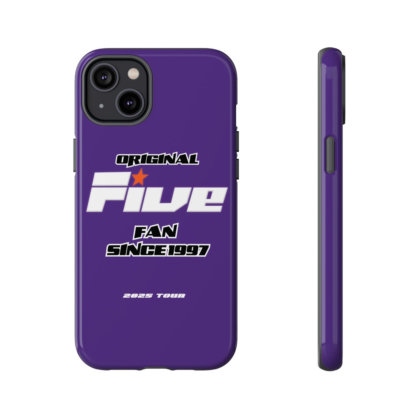 Original Five Fan Tough Case - 2025 Tour Edition unofficial Five boyband 5ive merchandise
