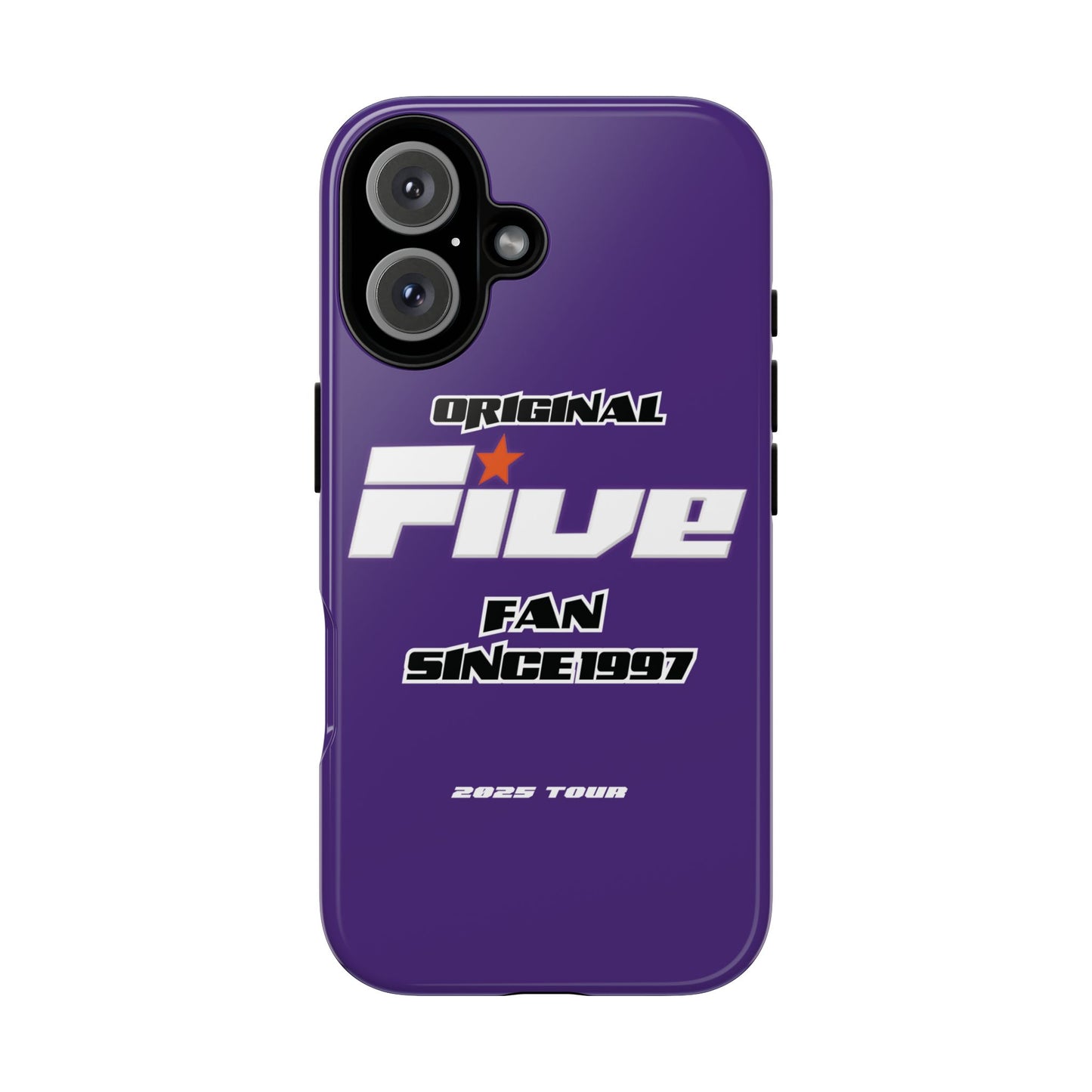 Original Five Fan Tough Case - 2025 Tour Edition unofficial Five boyband 5ive merchandise