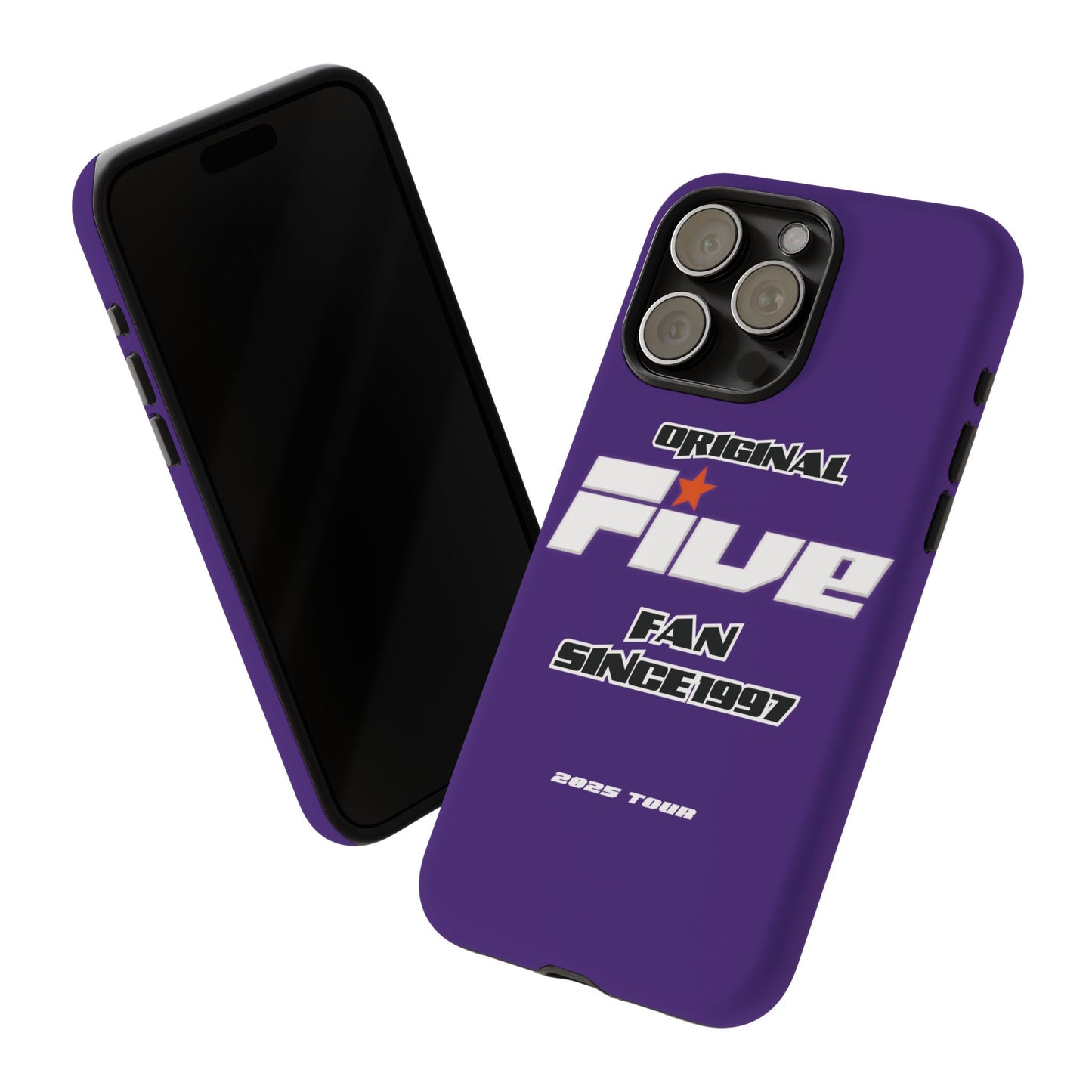 Original Five Fan Tough Case - 2025 Tour Edition unofficial Five boyband 5ive merchandise