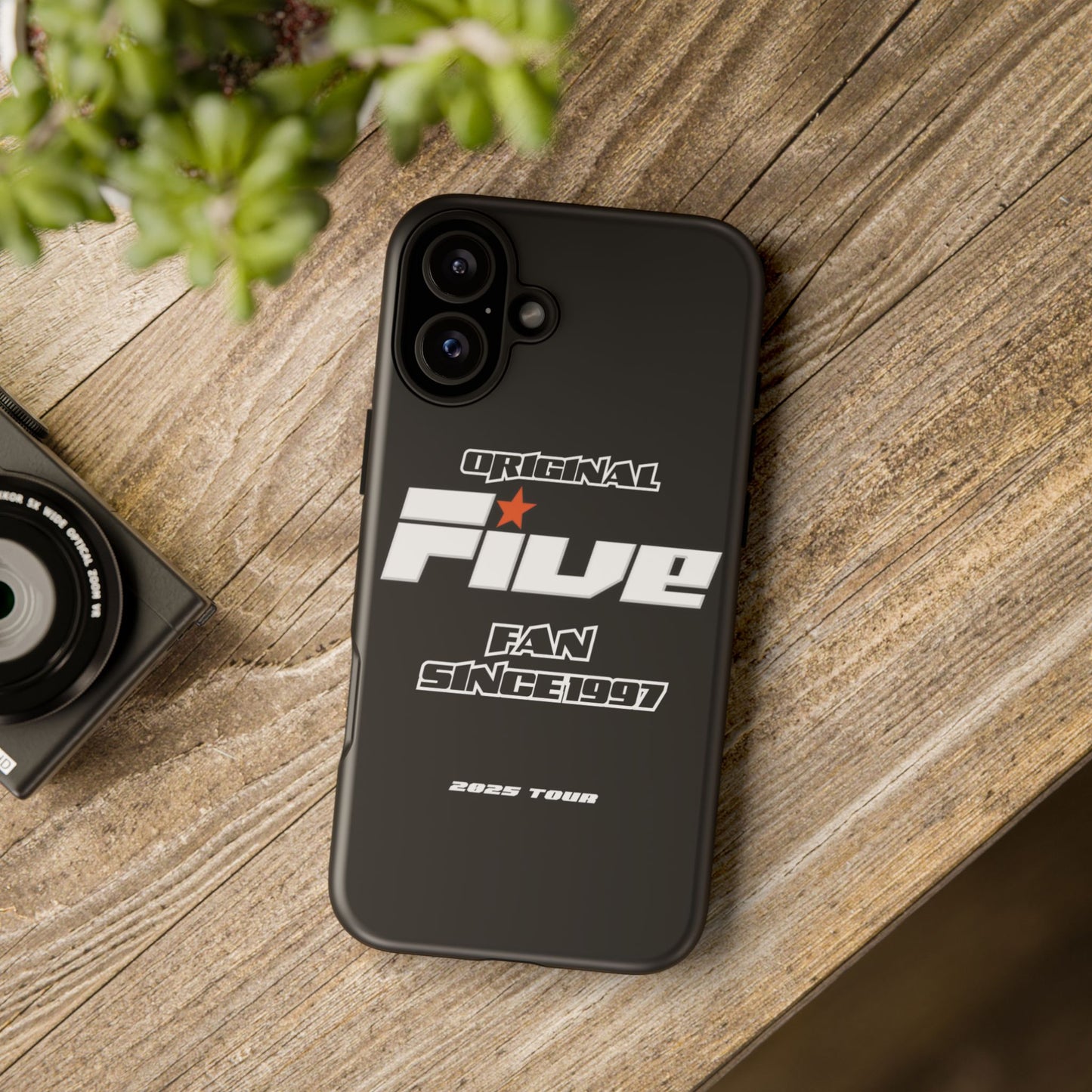 Original Five Fan Tough Case - 2025 Tour Edition unofficial Five boyband 5ive merchandise