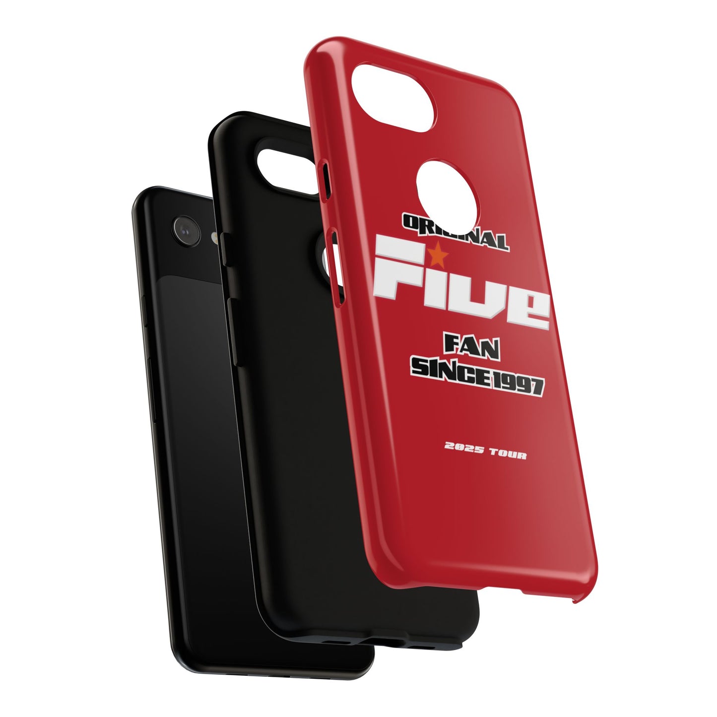Original Five Fan Tough Case - 2025 Tour Edition unofficial Five boyband 5ive merchandise