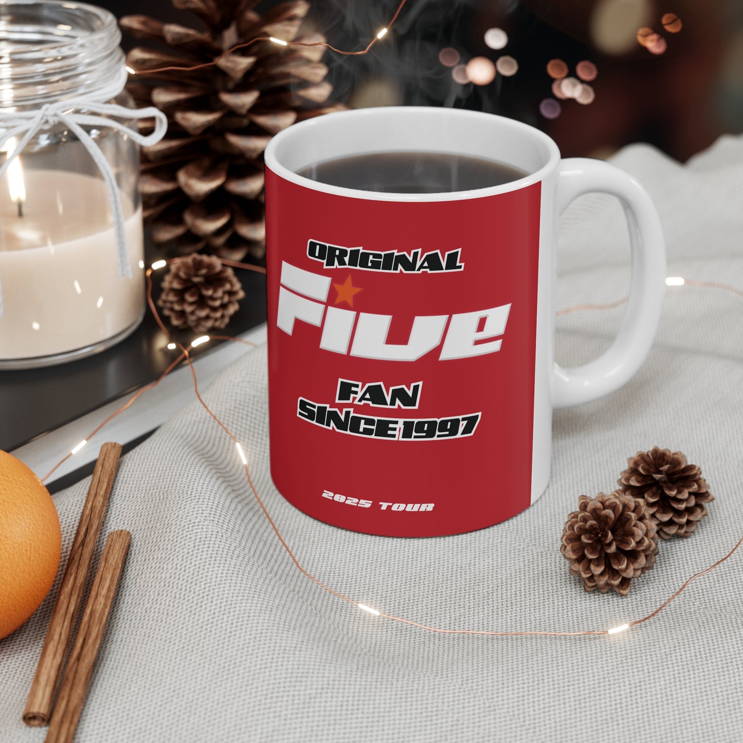 Five fan 5ive boy band uk 2025 tour five boyband five unofficial merchandise mug