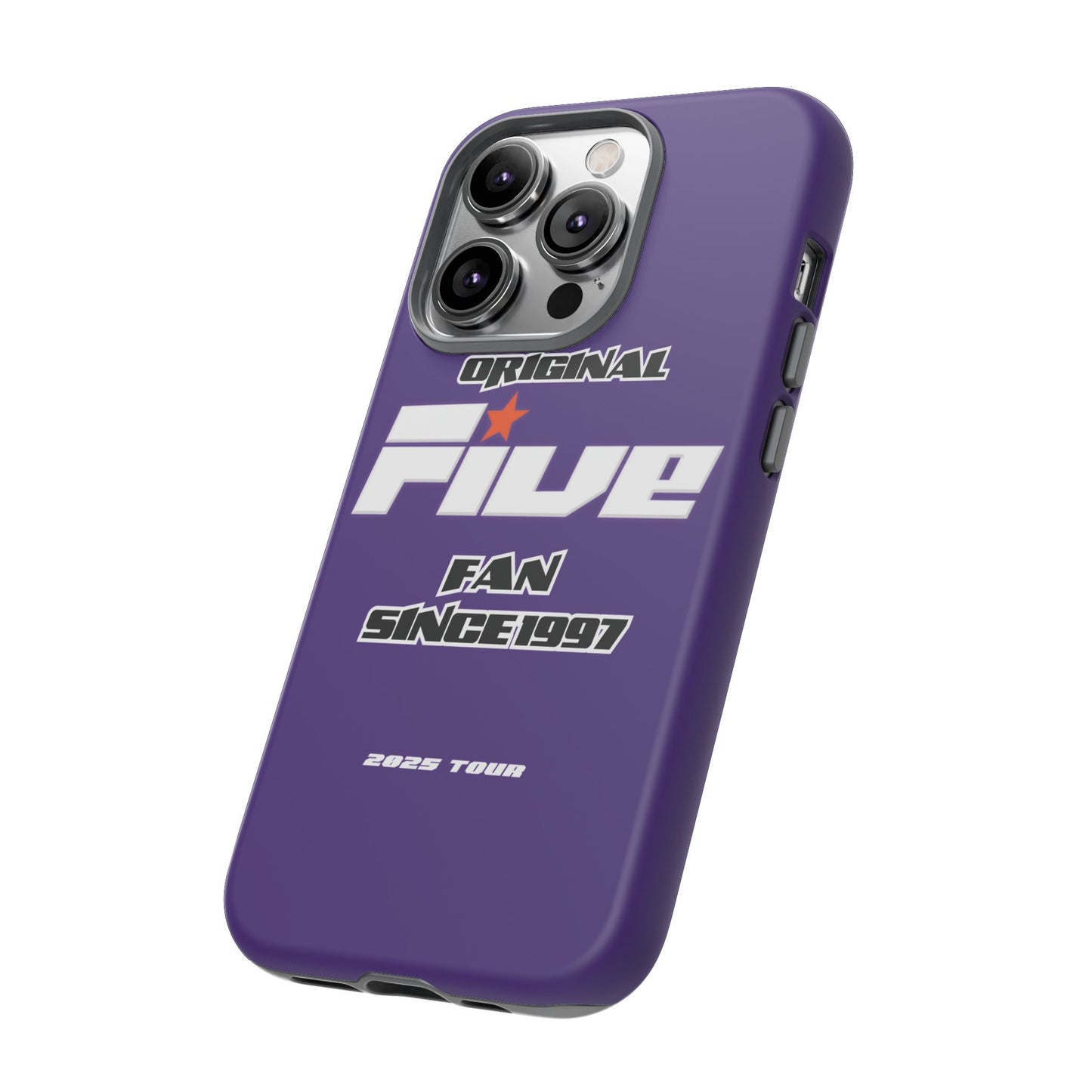 Original Five Fan Tough Case - 2025 Tour Edition unofficial Five boyband 5ive merchandise