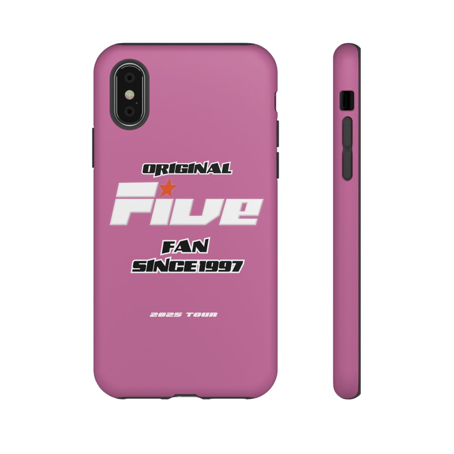 Original Five Fan Tough Case - 2025 Tour Edition unofficial Five boyband 5ive merchandise