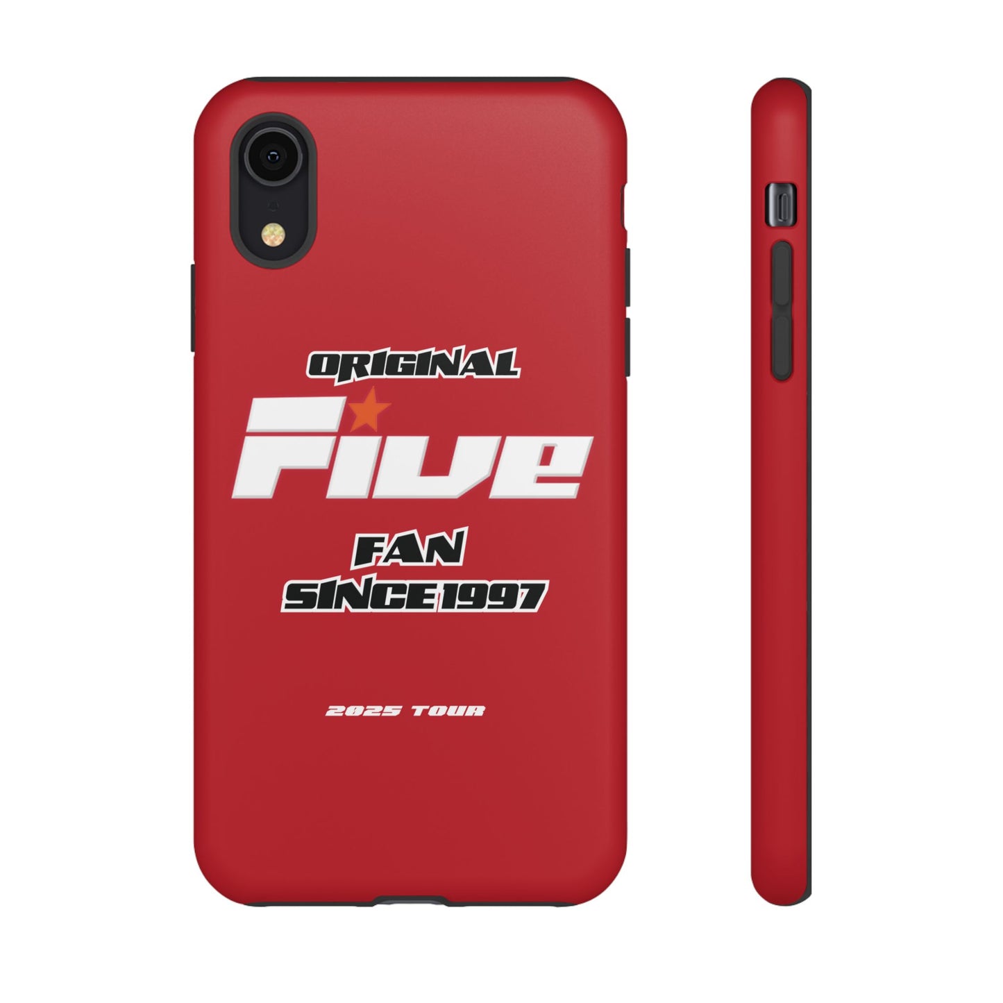 Original Five Fan Tough Case - 2025 Tour Edition unofficial Five boyband 5ive merchandise