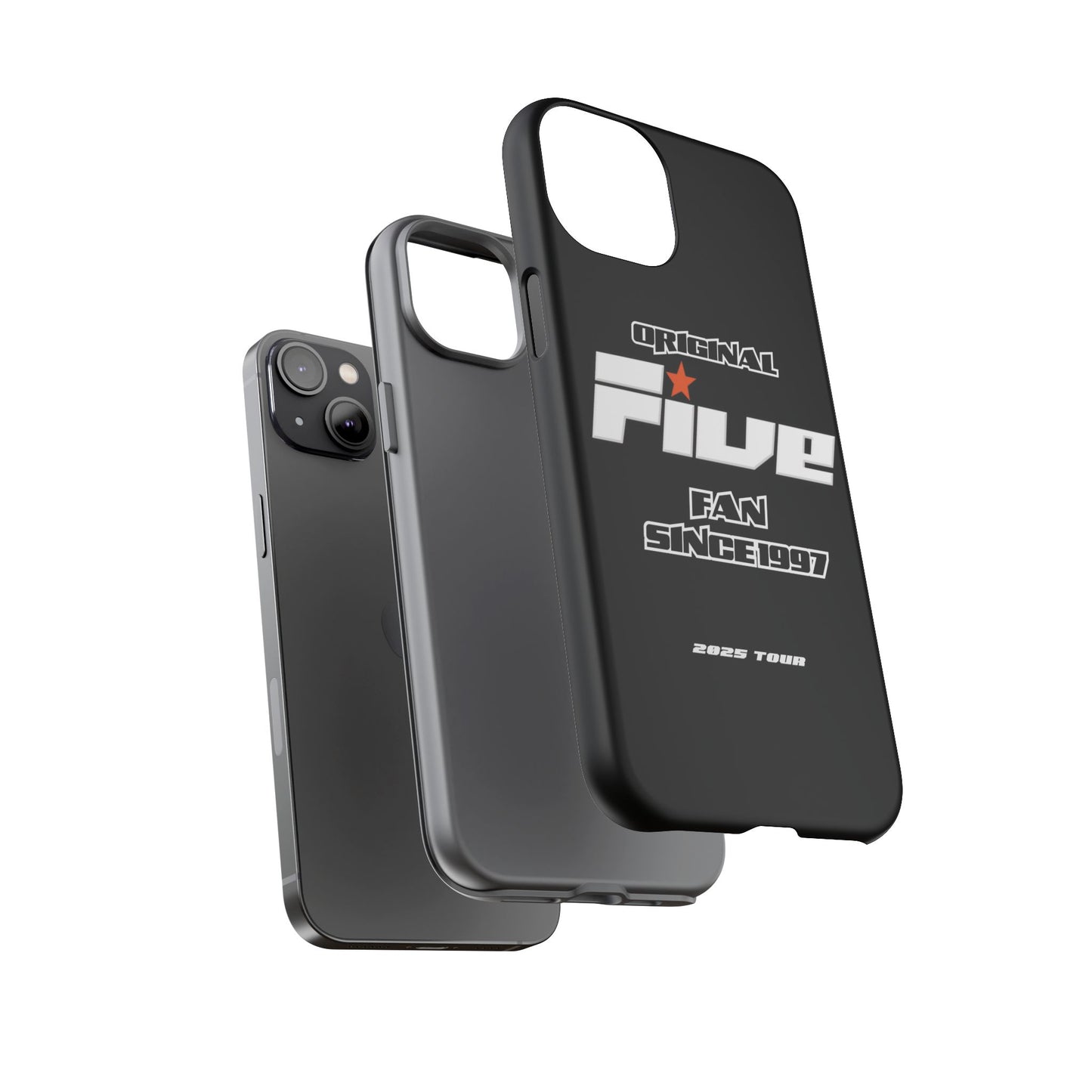 Original Five Fan Tough Case - 2025 Tour Edition unofficial Five boyband 5ive merchandise