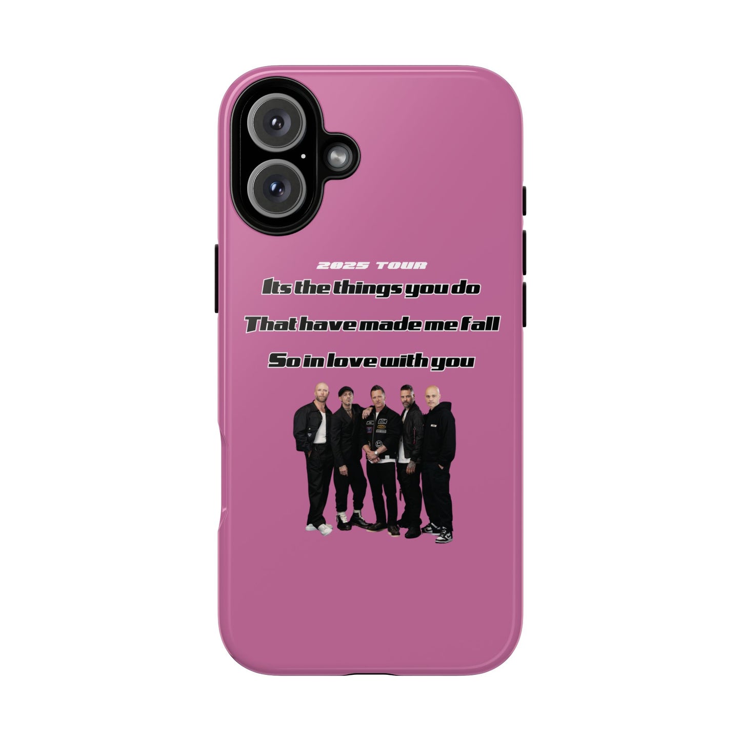 Original Five Fan Tough Case - 2025 Tour Edition unofficial Five boyband 5ive merchandise