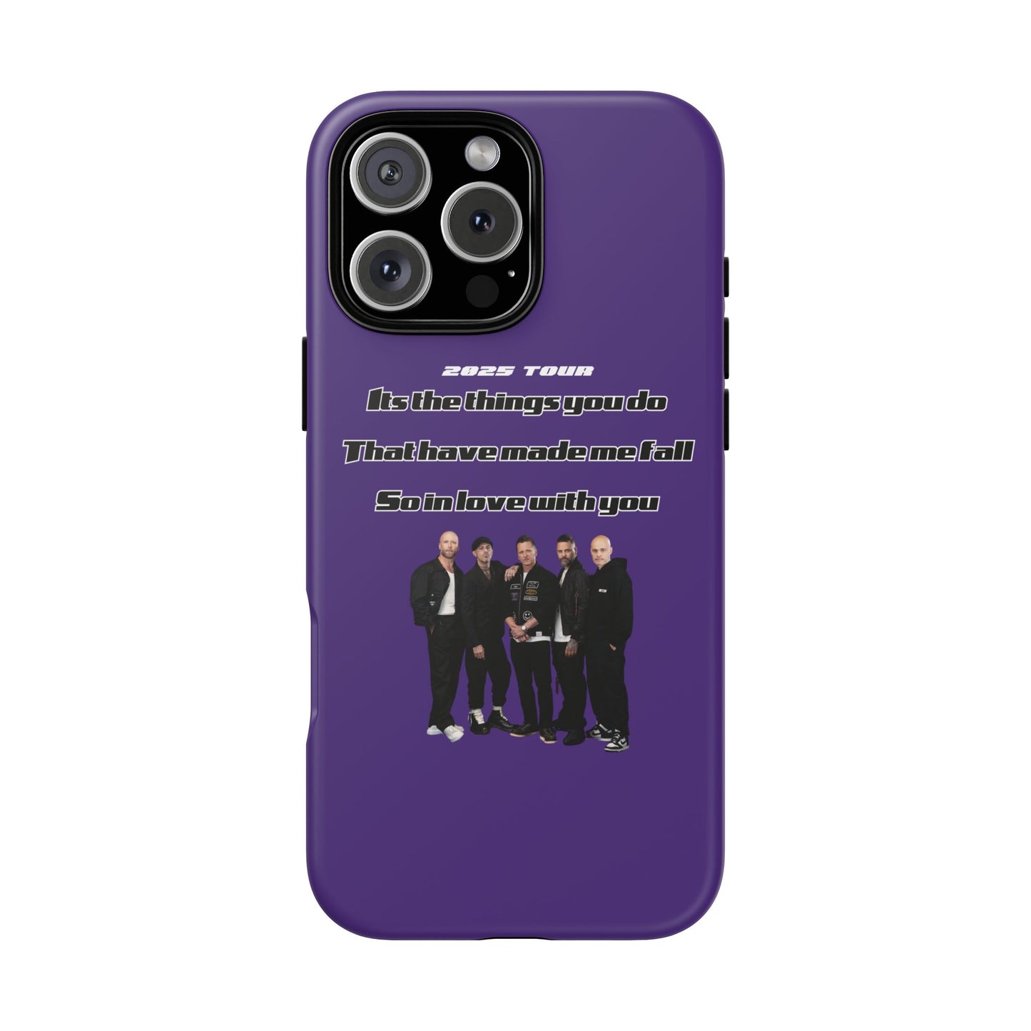 Original Five Fan Tough Case - 2025 Tour Edition unofficial Five boyband 5ive merchandise