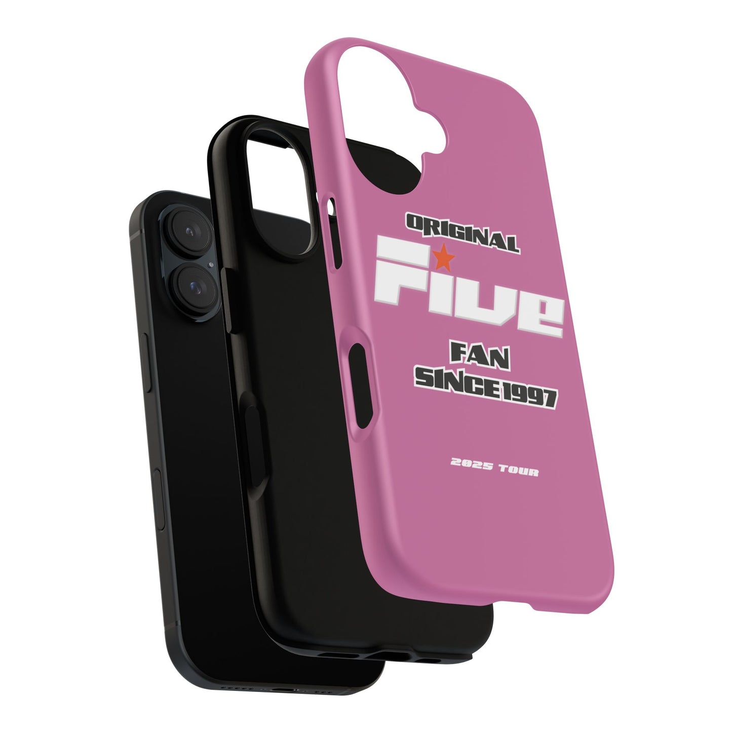 Original Five Fan Tough Case - 2025 Tour Edition unofficial Five boyband 5ive merchandise