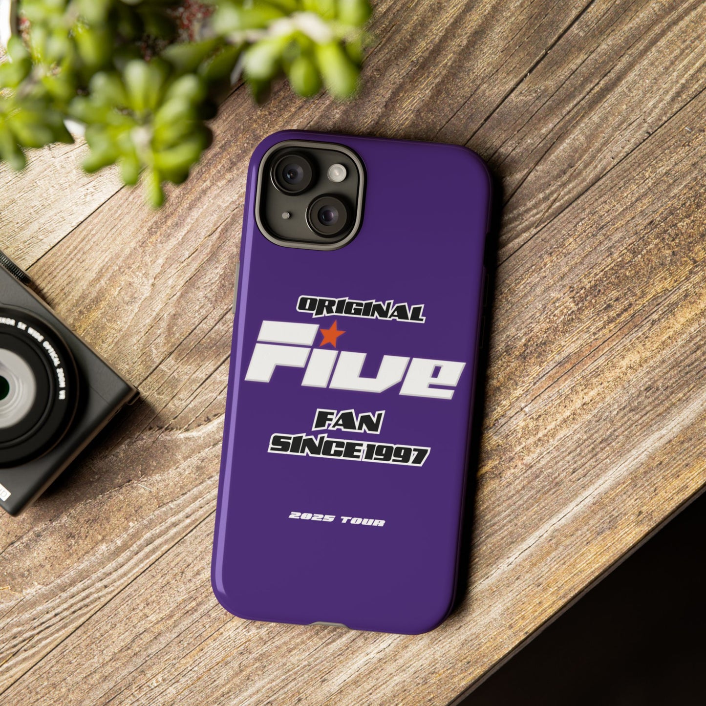 Original Five Fan Tough Case - 2025 Tour Edition unofficial Five boyband 5ive merchandise