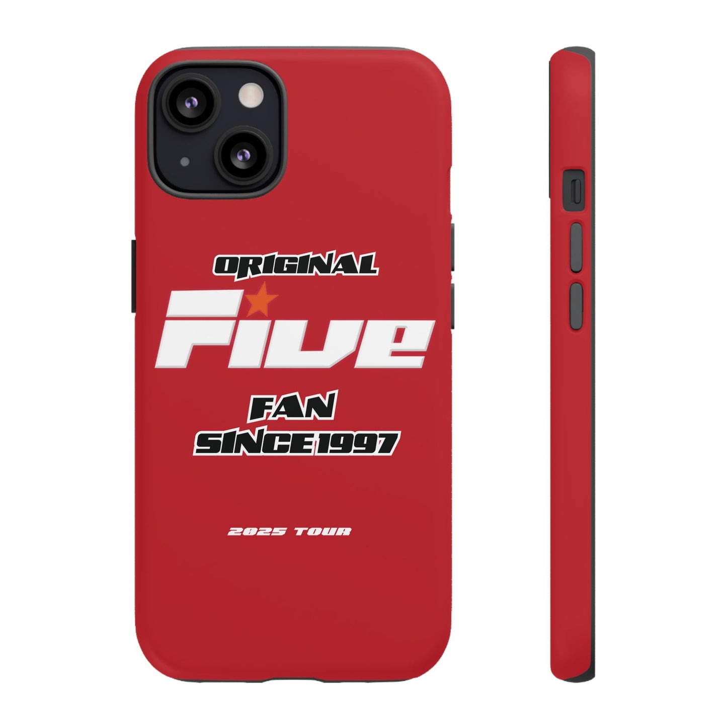 Original Five Fan Tough Case - 2025 Tour Edition unofficial Five boyband 5ive merchandise