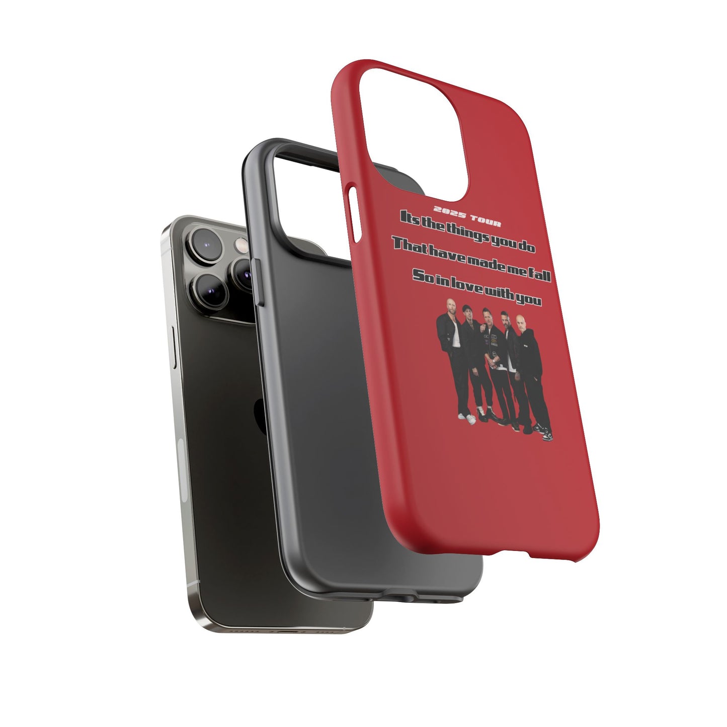 Original Five Fan Tough Case - 2025 Tour Edition unofficial Five boyband 5ive merchandise