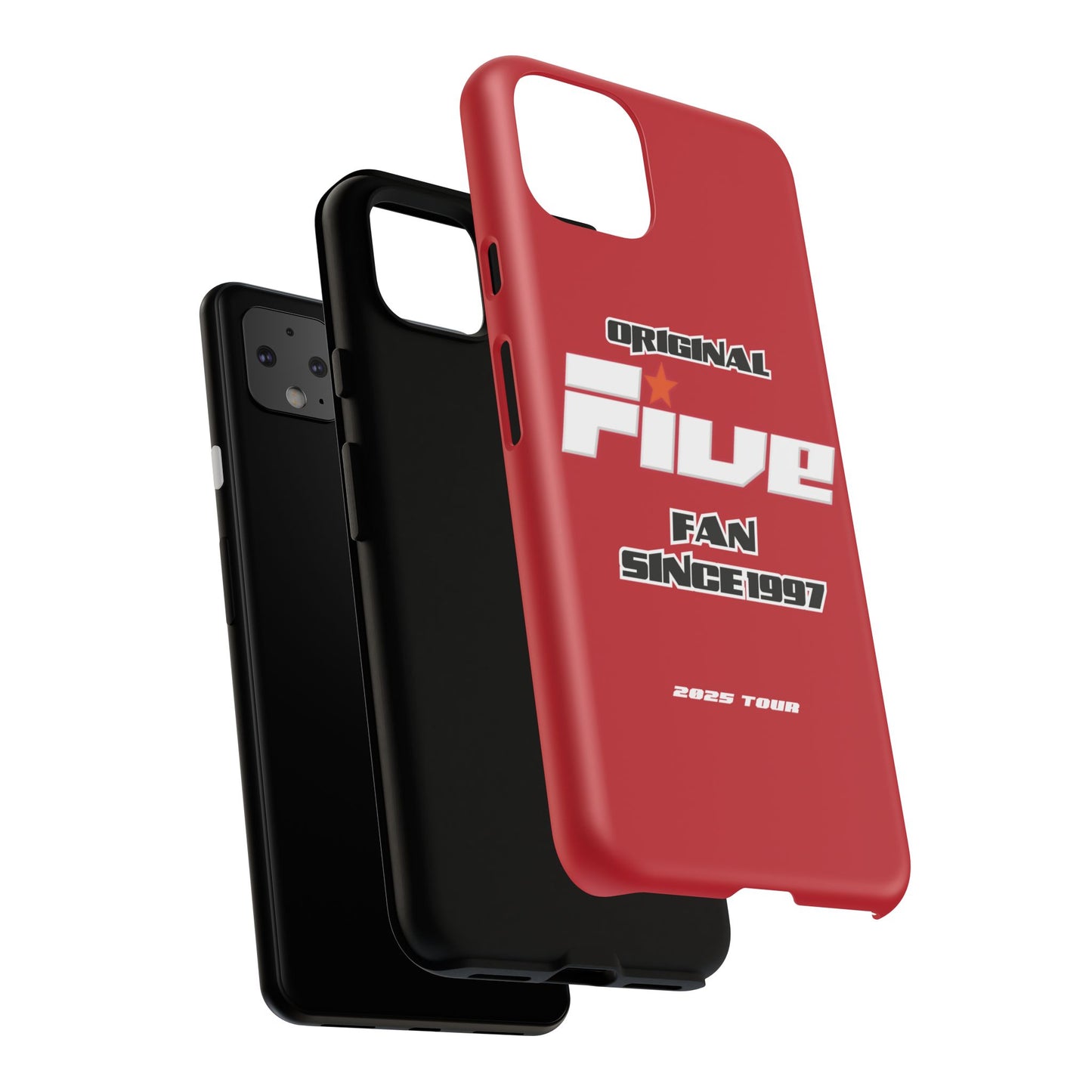Original Five Fan Tough Case - 2025 Tour Edition unofficial Five boyband 5ive merchandise