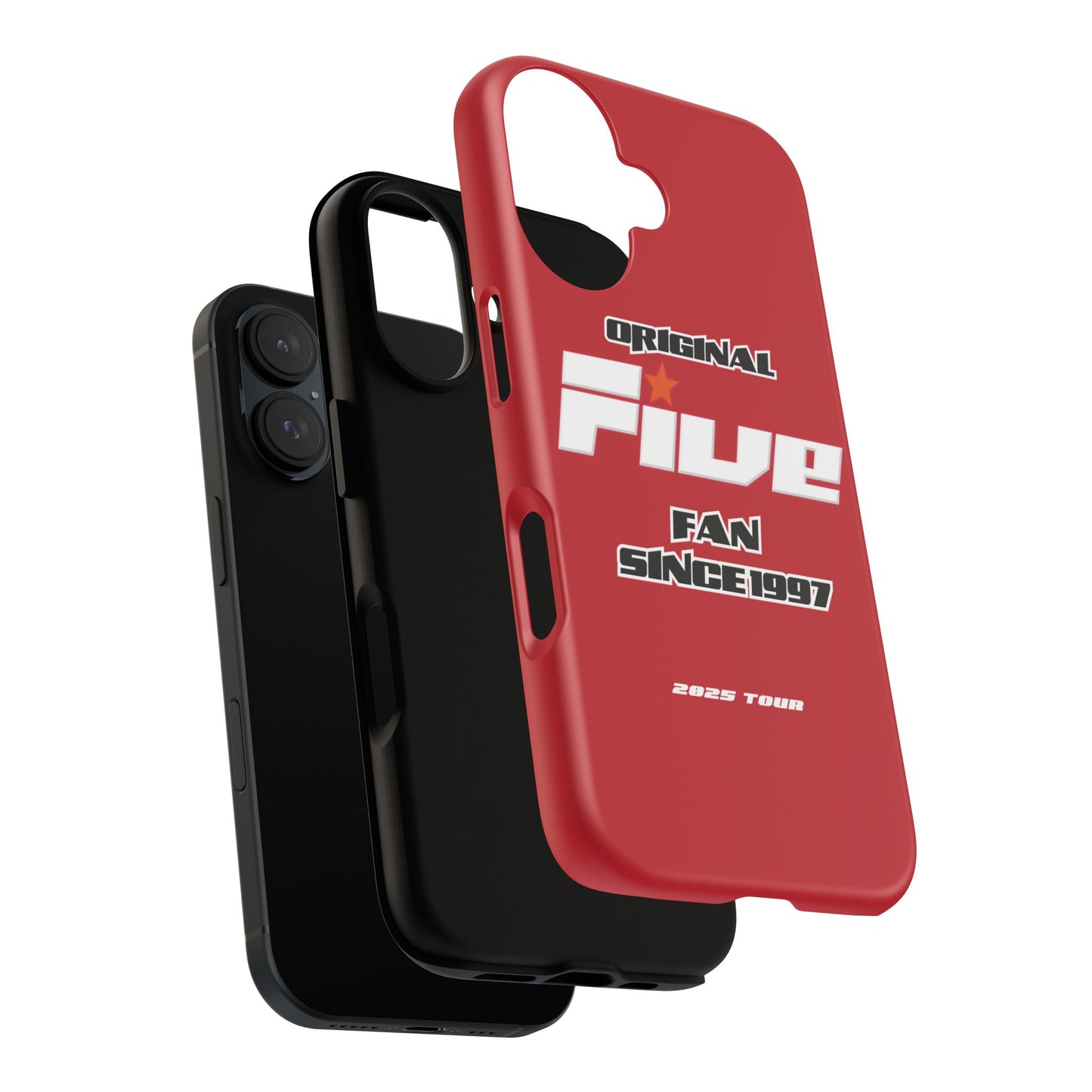 Original Five Fan Tough Case - 2025 Tour Edition unofficial Five boyband 5ive merchandise