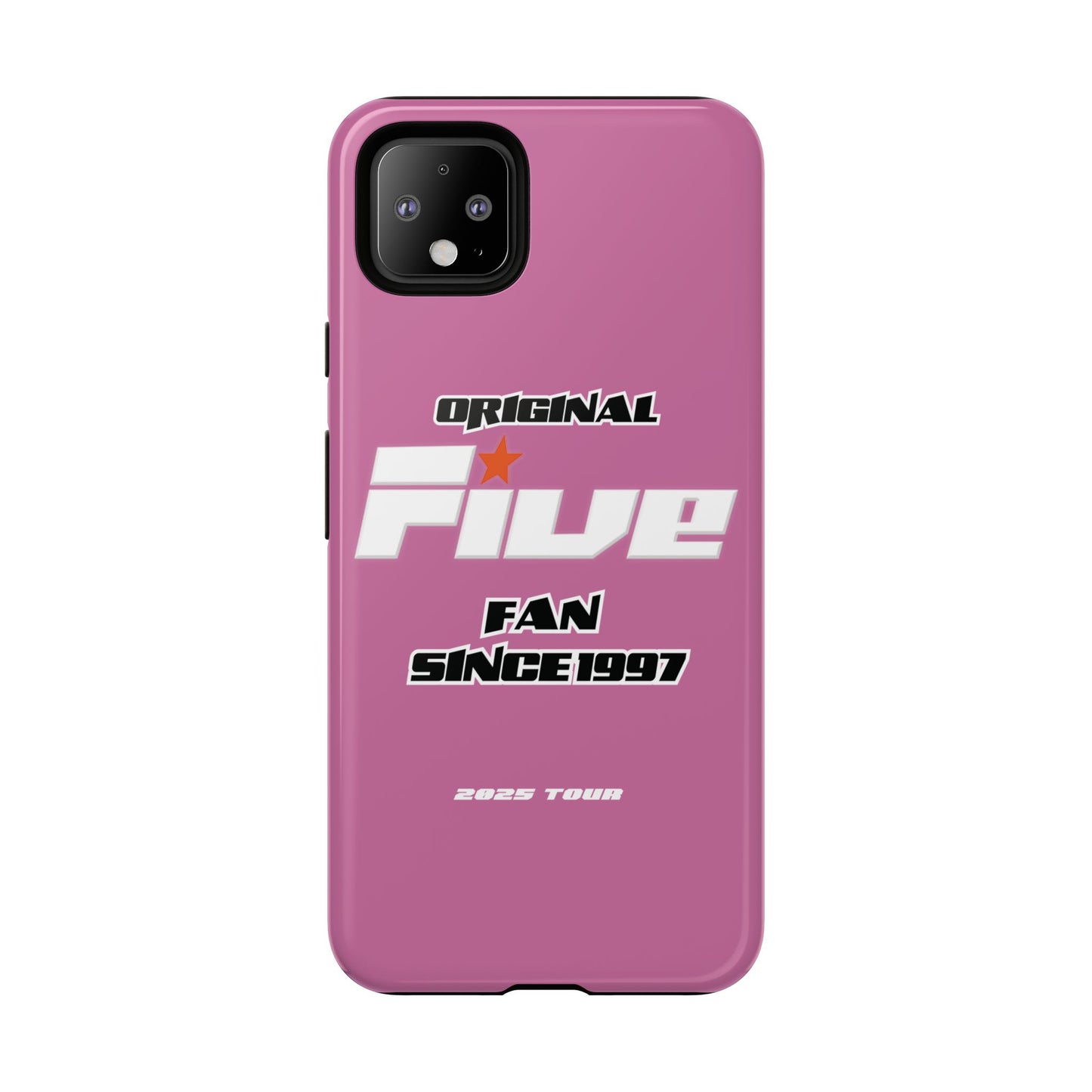 Original Five Fan Tough Case - 2025 Tour Edition unofficial Five boyband 5ive merchandise
