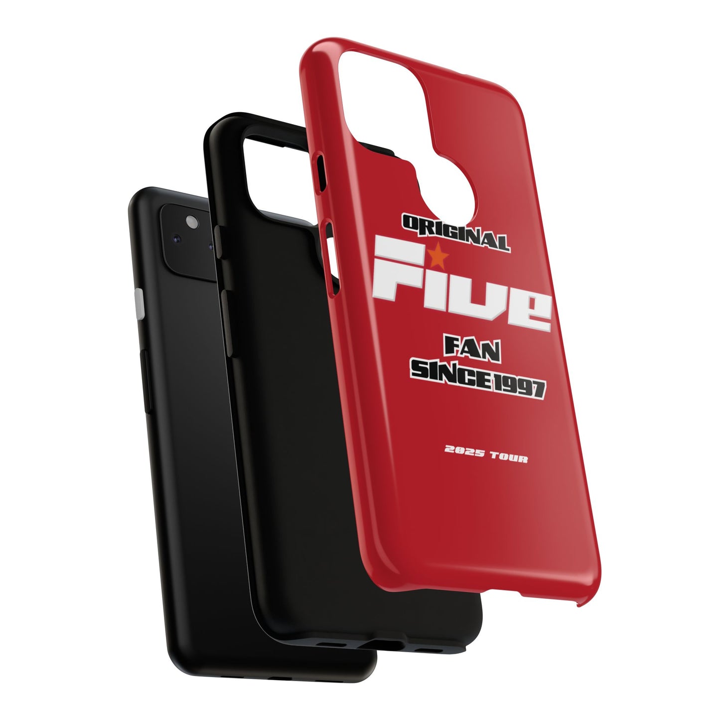 Original Five Fan Tough Case - 2025 Tour Edition unofficial Five boyband 5ive merchandise