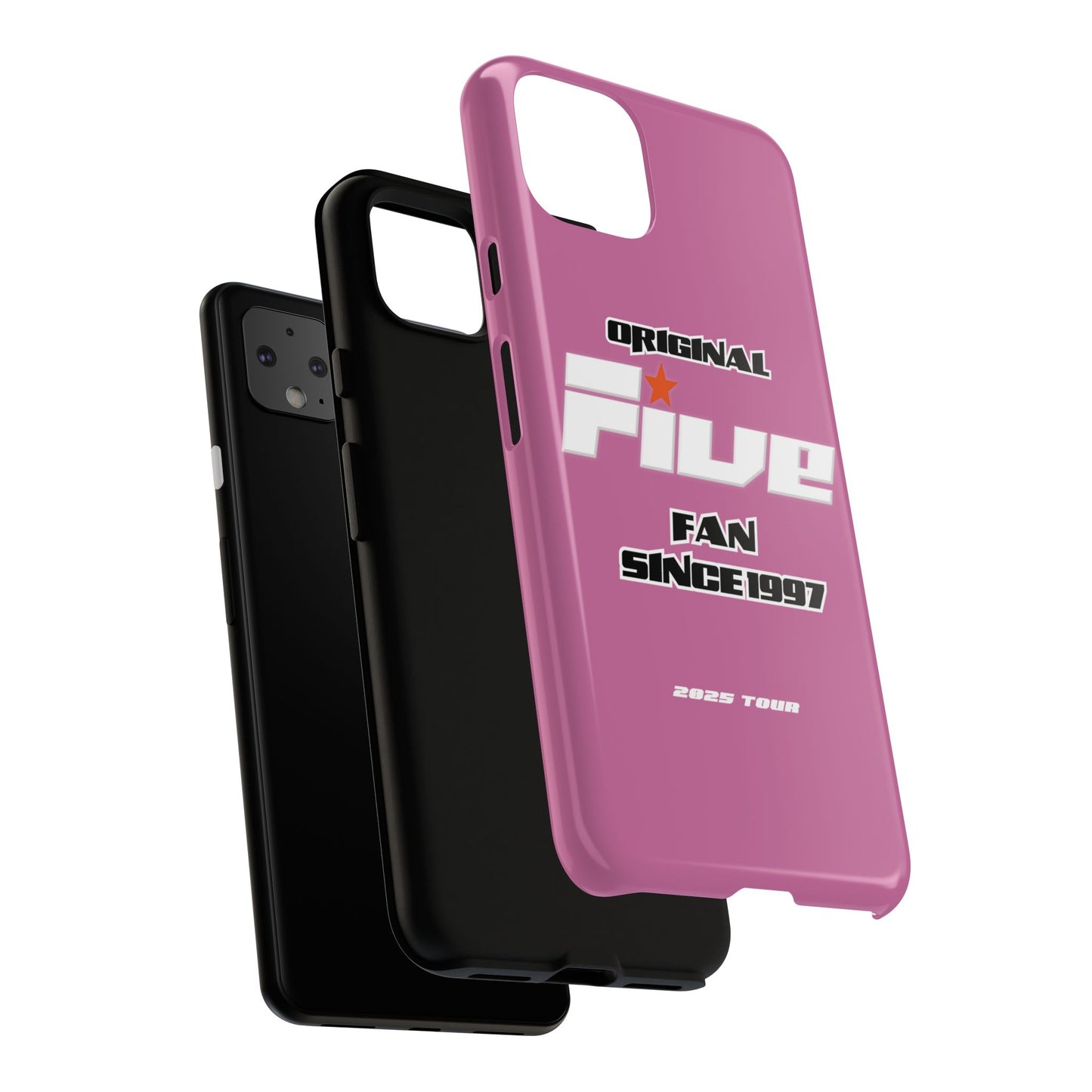 Original Five Fan Tough Case - 2025 Tour Edition unofficial Five boyband 5ive merchandise