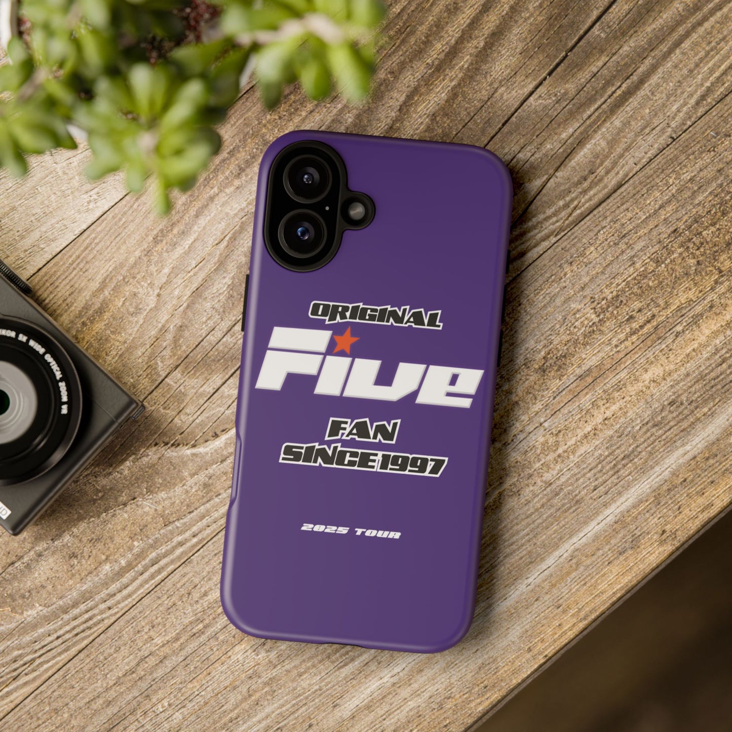 Original Five Fan Tough Case - 2025 Tour Edition unofficial Five boyband 5ive merchandise