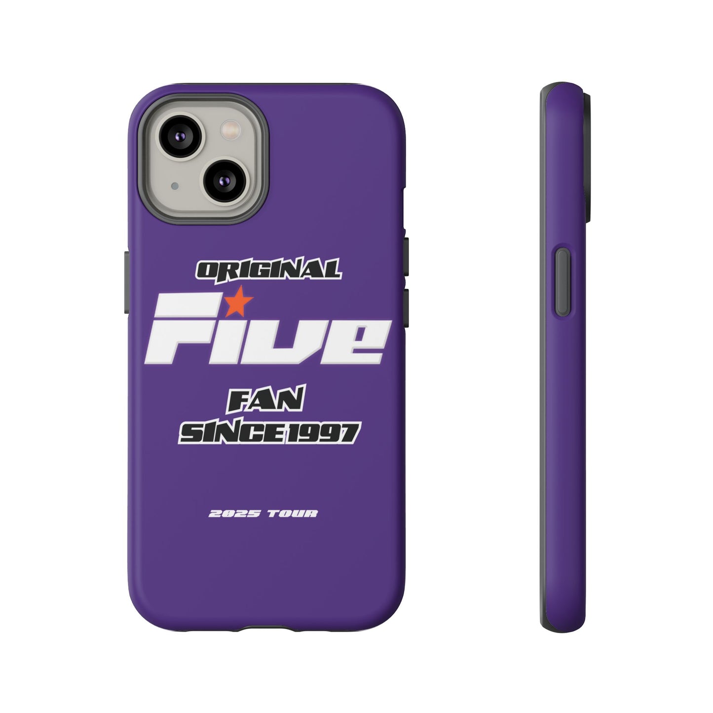 Original Five Fan Tough Case - 2025 Tour Edition unofficial Five boyband 5ive merchandise