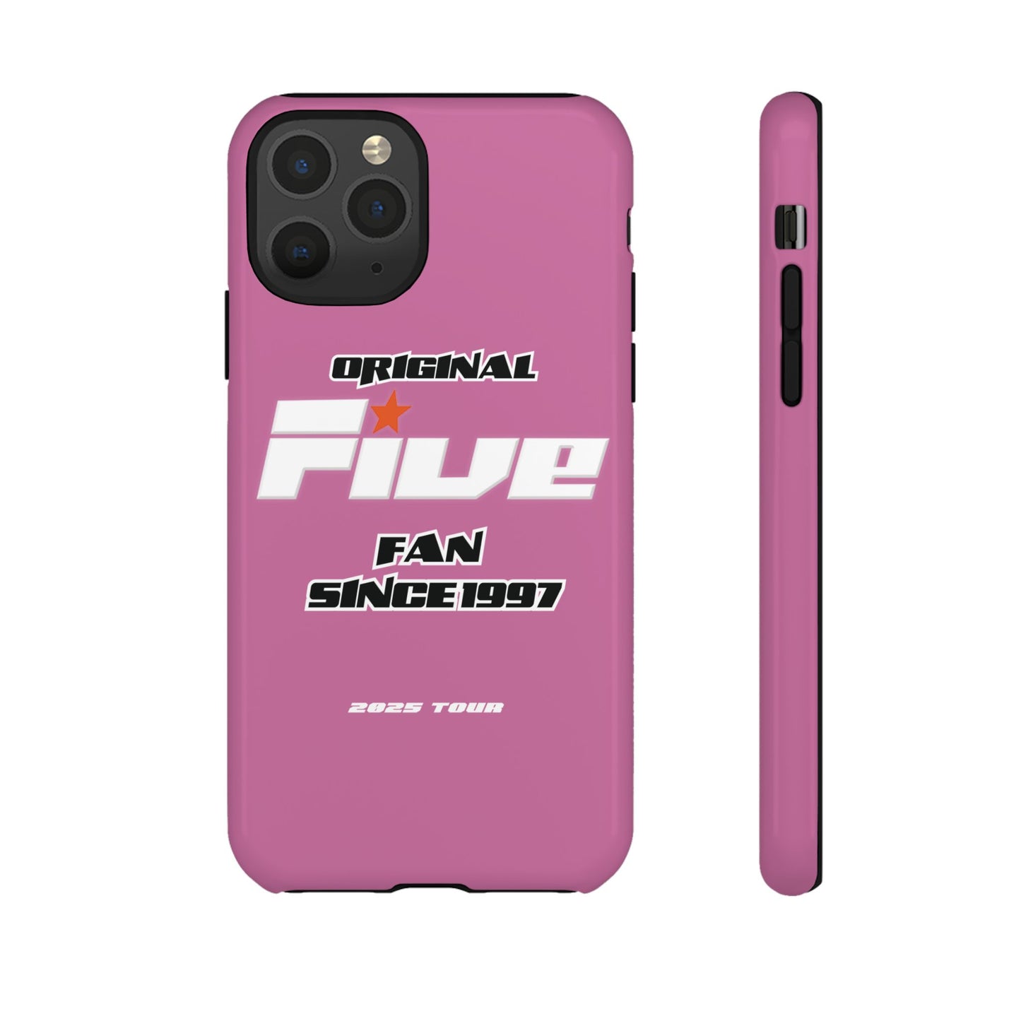 Original Five Fan Tough Case - 2025 Tour Edition unofficial Five boyband 5ive merchandise