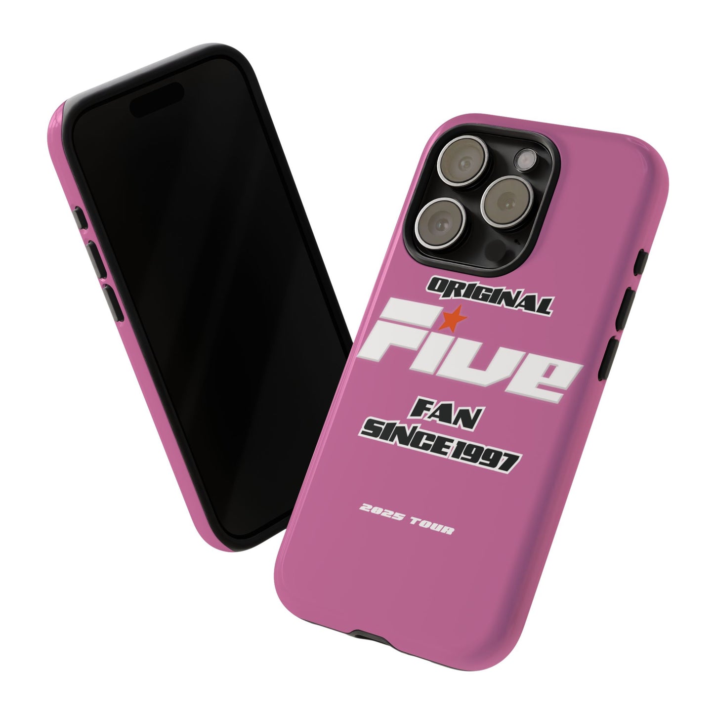 Original Five Fan Tough Case - 2025 Tour Edition unofficial Five boyband 5ive merchandise