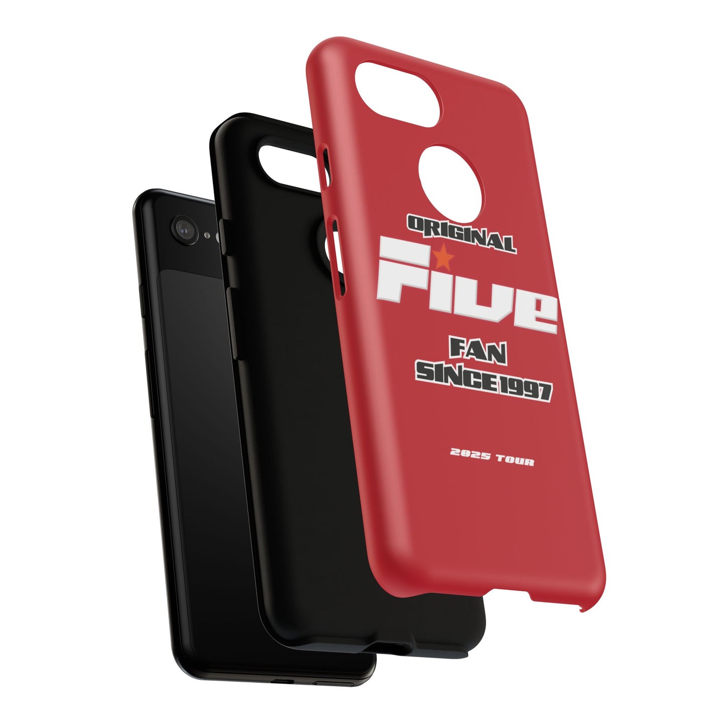 Original Five Fan Tough Case - 2025 Tour Edition unofficial Five boyband 5ive merchandise