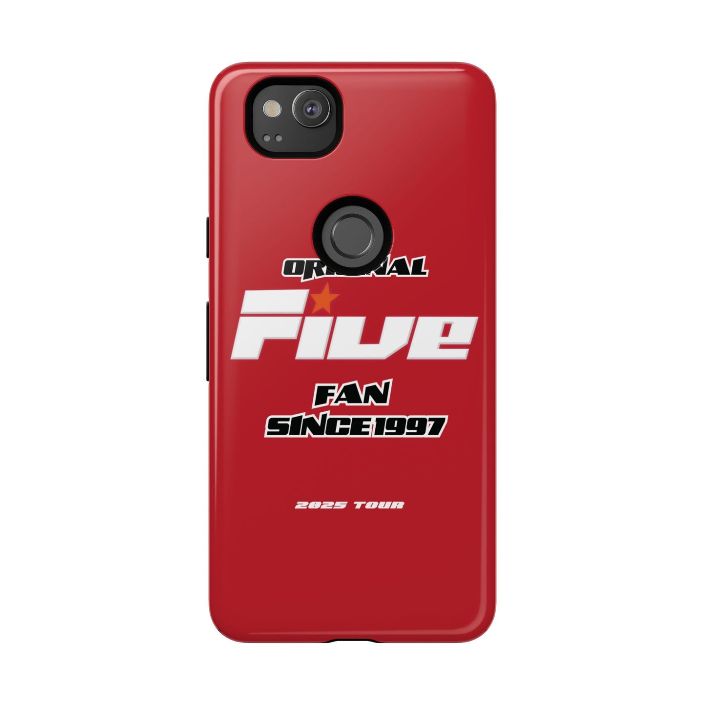 Original Five Fan Tough Case - 2025 Tour Edition unofficial Five boyband 5ive merchandise