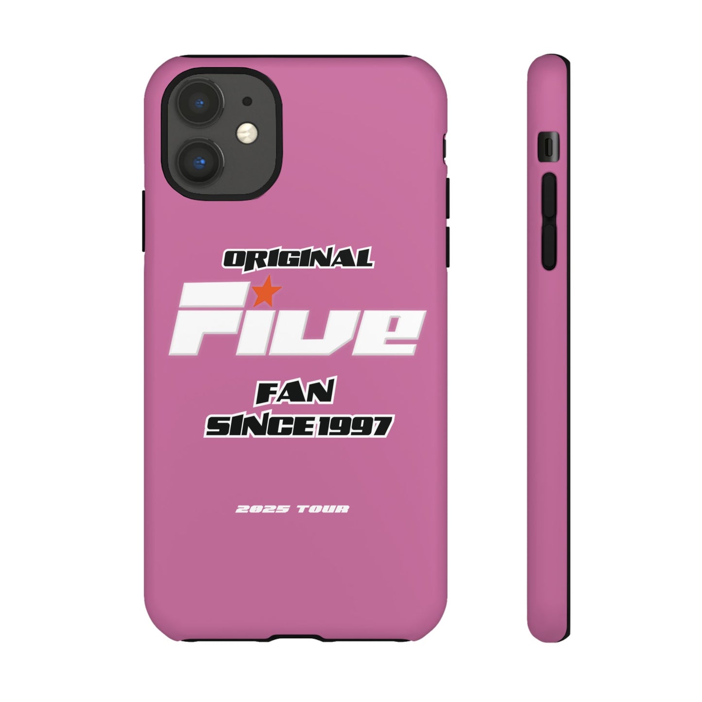 Original Five Fan Tough Case - 2025 Tour Edition unofficial Five boyband 5ive merchandise