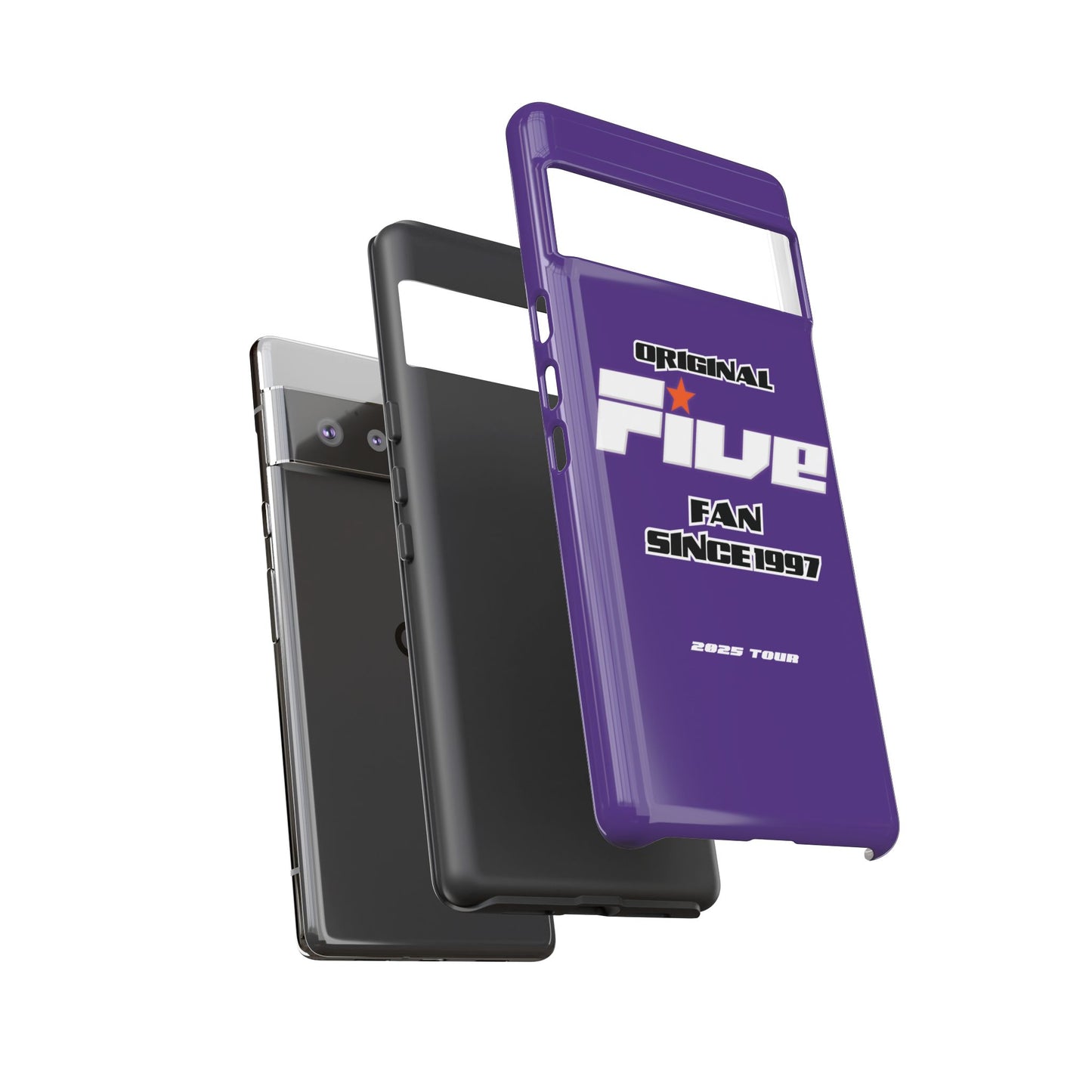 Original Five Fan Tough Case - 2025 Tour Edition unofficial Five boyband 5ive merchandise