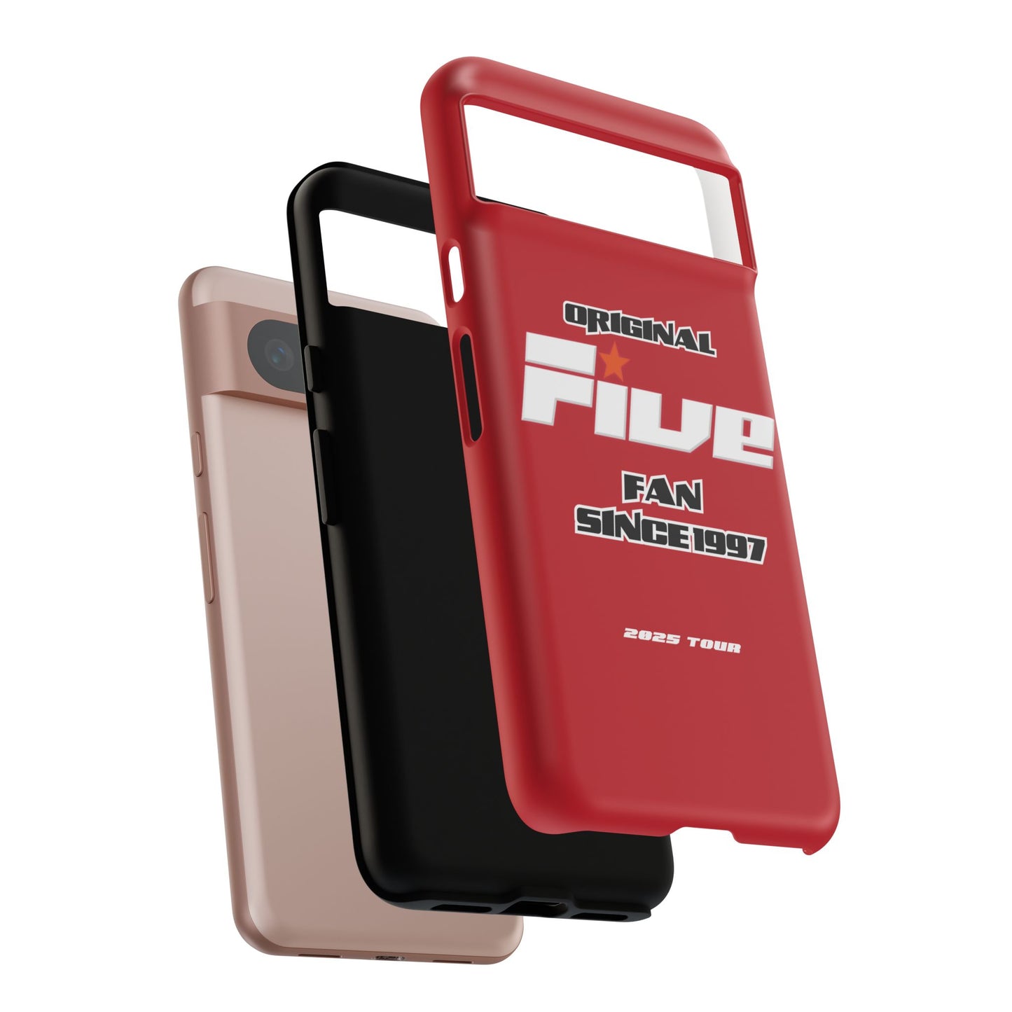 Original Five Fan Tough Case - 2025 Tour Edition unofficial Five boyband 5ive merchandise