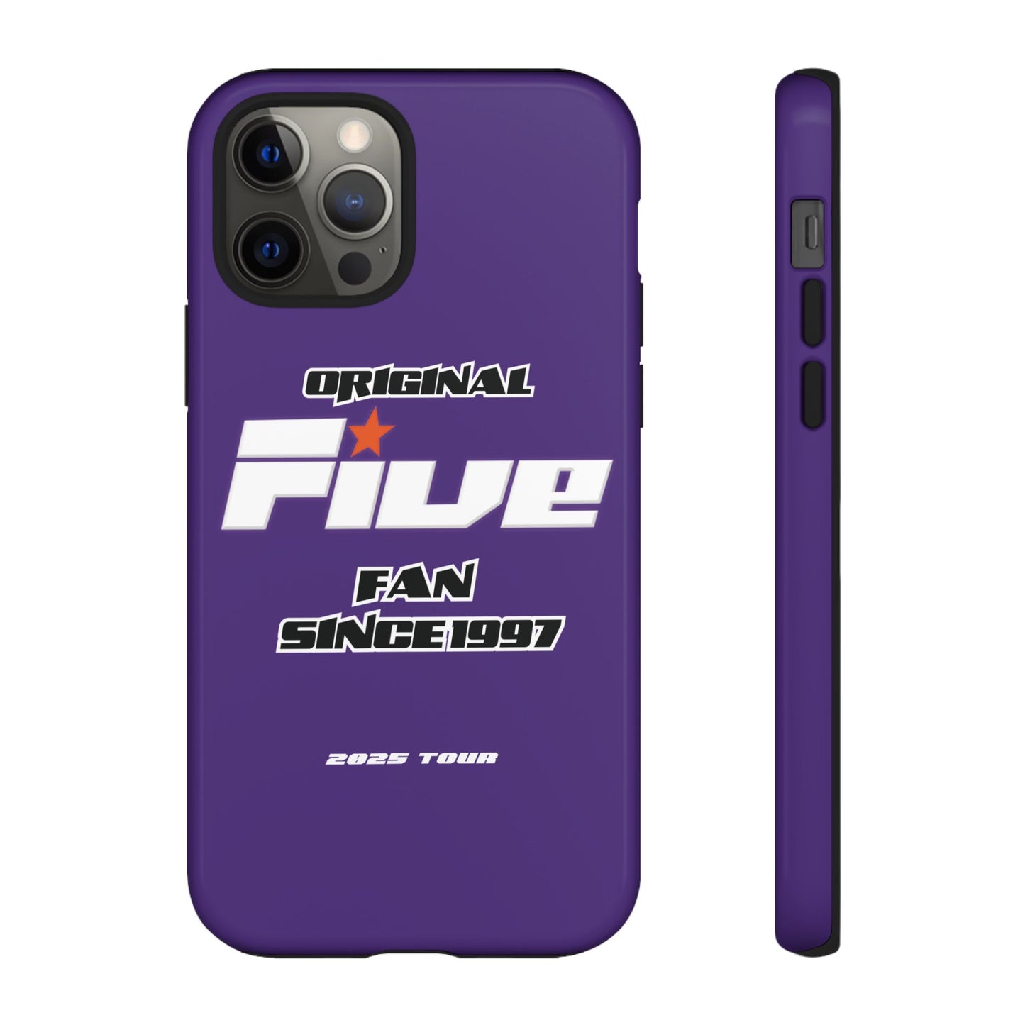 Original Five Fan Tough Case - 2025 Tour Edition unofficial Five boyband 5ive merchandise