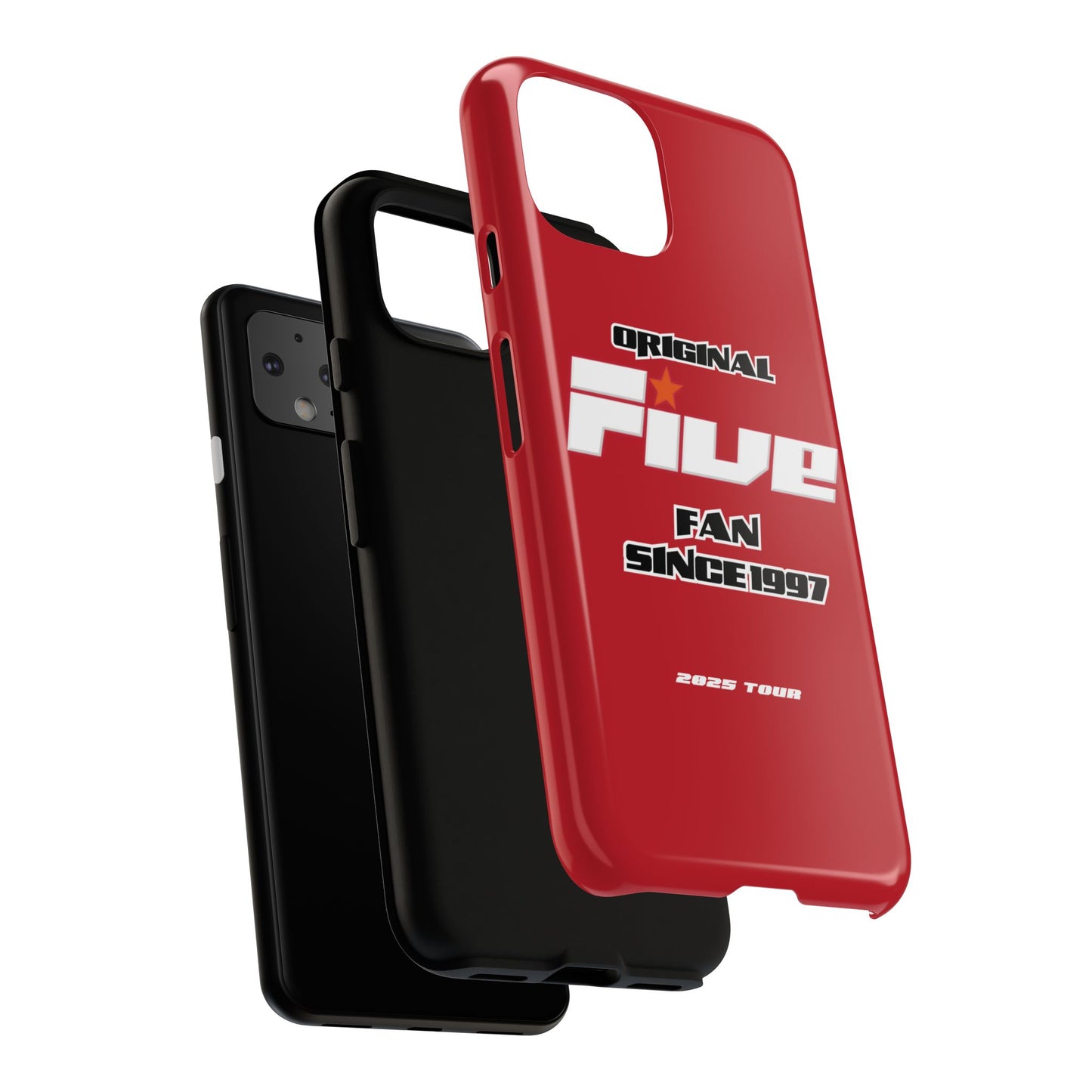 Original Five Fan Tough Case - 2025 Tour Edition unofficial Five boyband 5ive merchandise