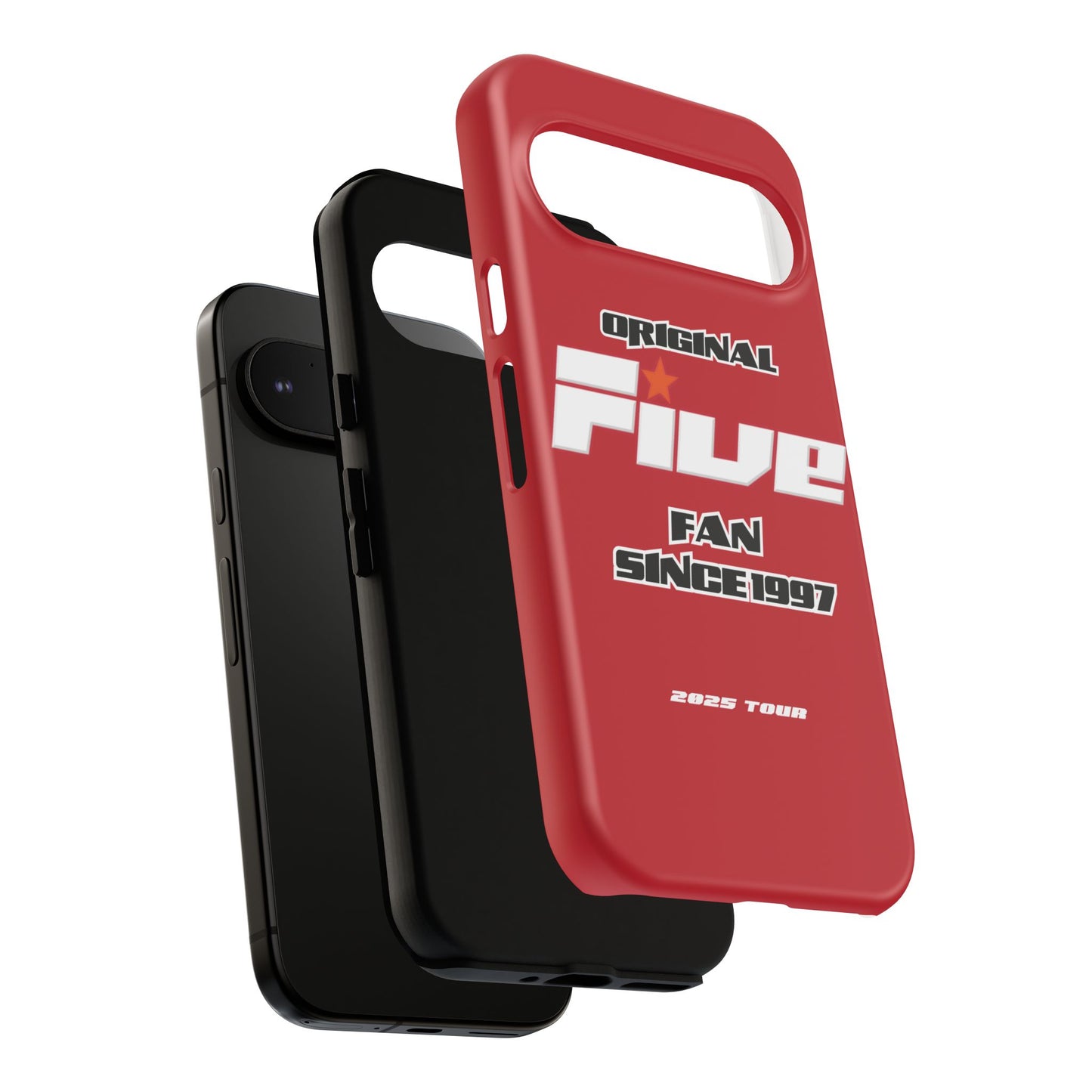 Original Five Fan Tough Case - 2025 Tour Edition unofficial Five boyband 5ive merchandise
