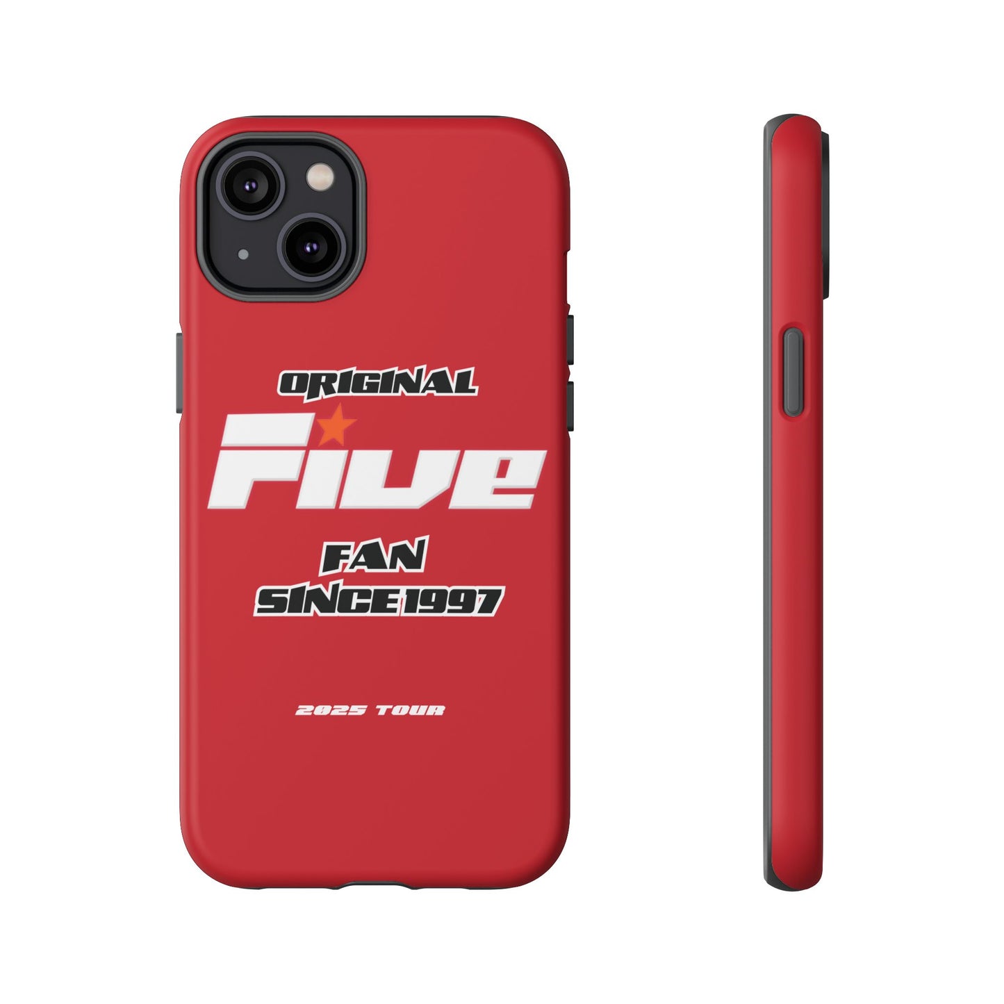 Original Five Fan Tough Case - 2025 Tour Edition unofficial Five boyband 5ive merchandise