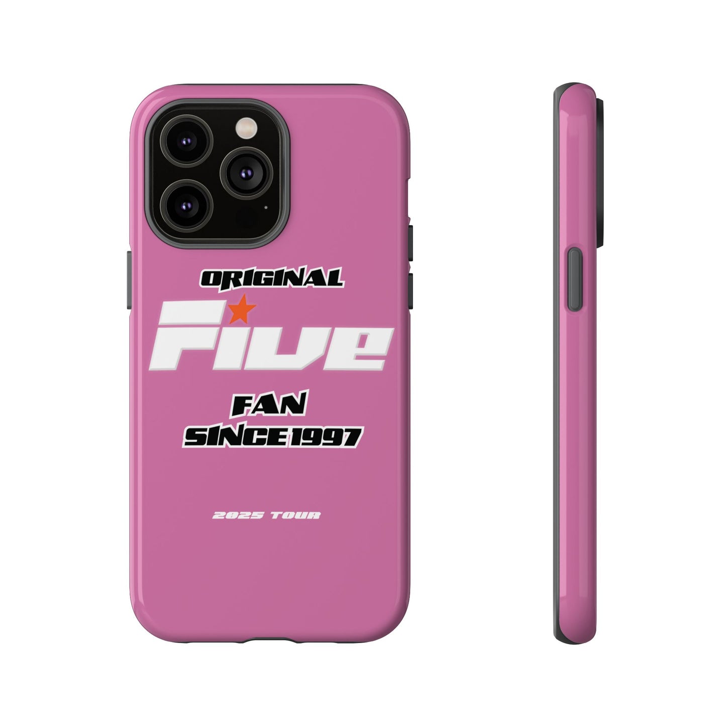 Original Five Fan Tough Case - 2025 Tour Edition unofficial Five boyband 5ive merchandise