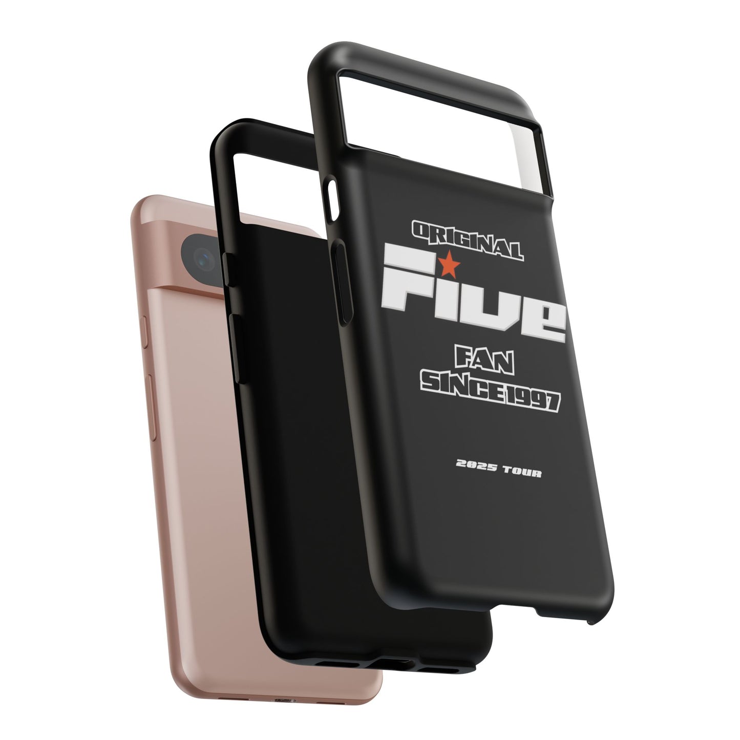 Original Five Fan Tough Case - 2025 Tour Edition unofficial Five boyband 5ive merchandise