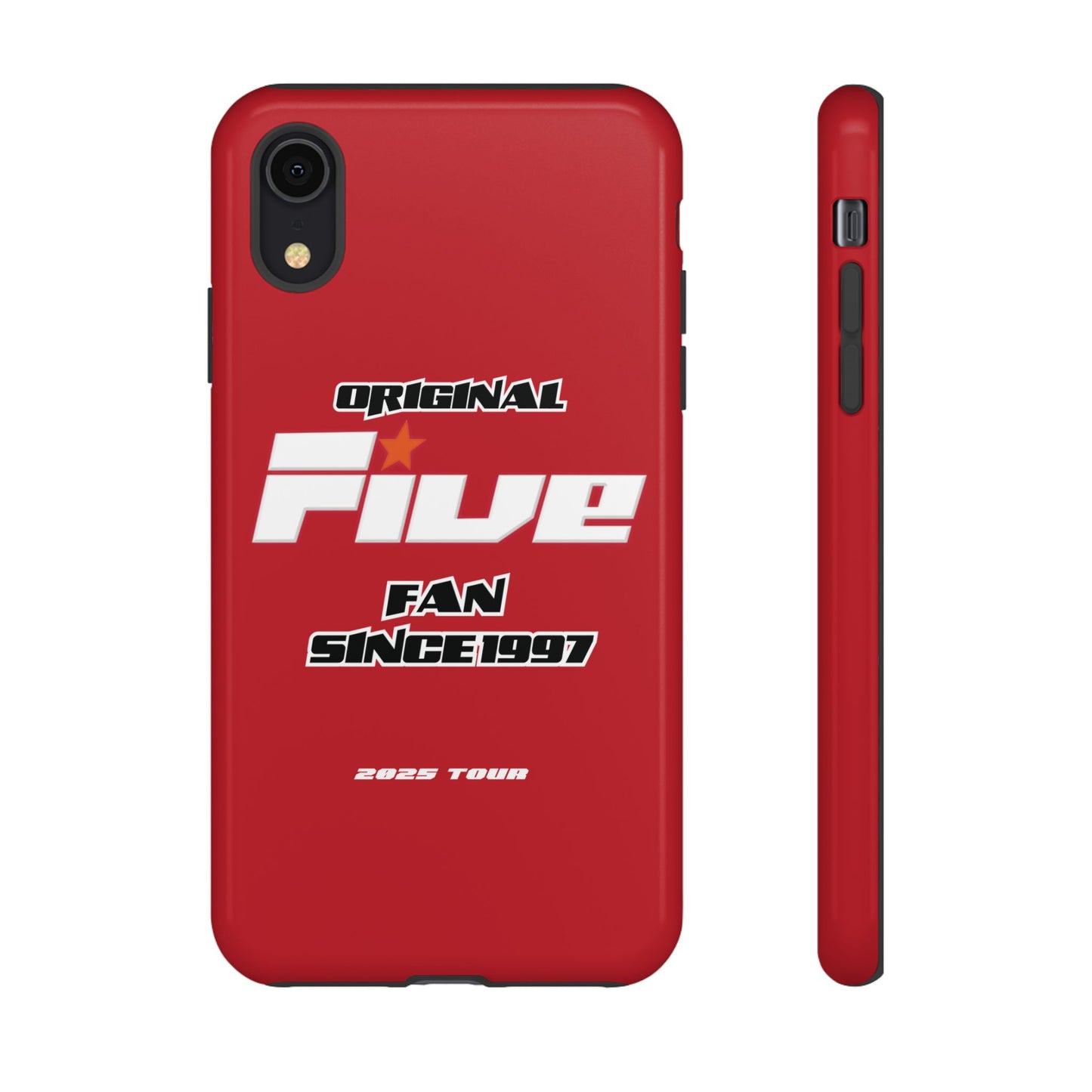 Original Five Fan Tough Case - 2025 Tour Edition unofficial Five boyband 5ive merchandise