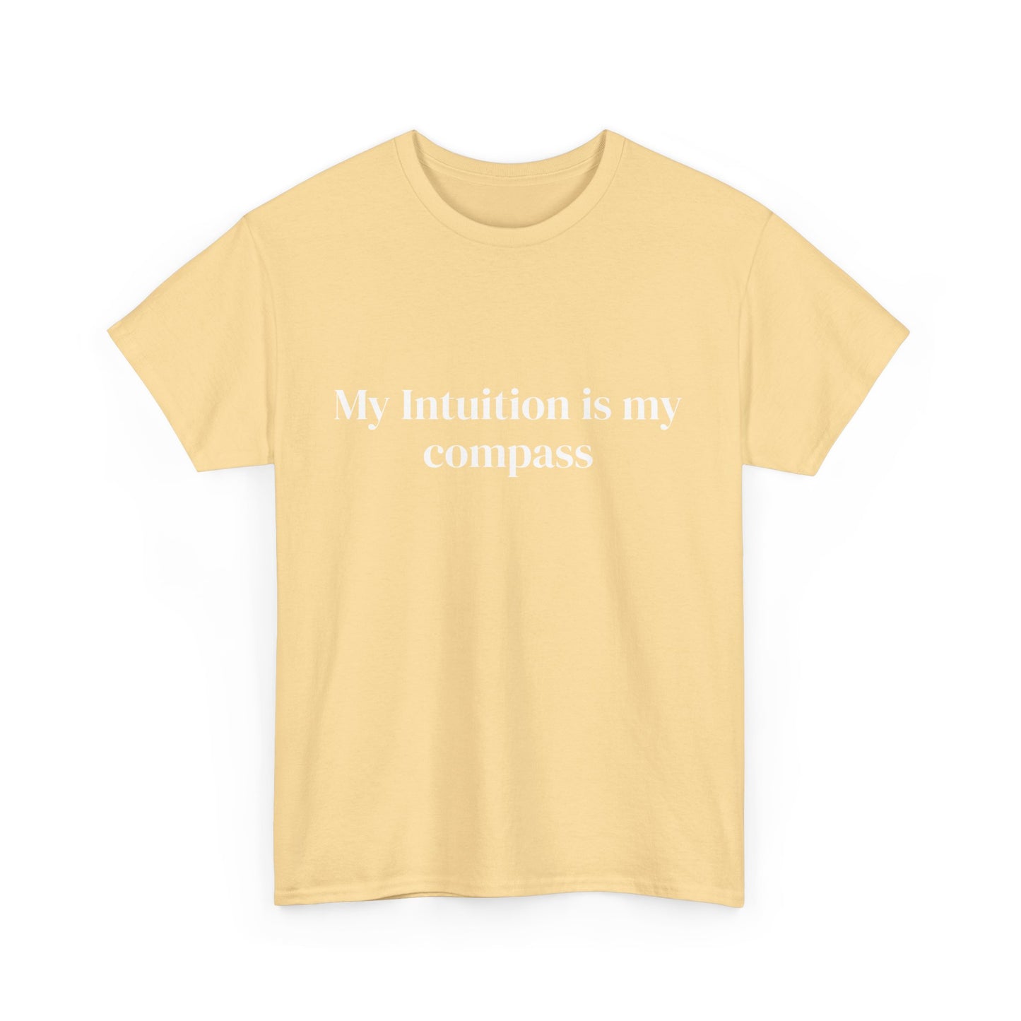 My intuition is my compass, Affirmations Tee, Motivational Quote Tee, Everyday Casual Shirt, Spiritual, mindful living empowerment t-shirt