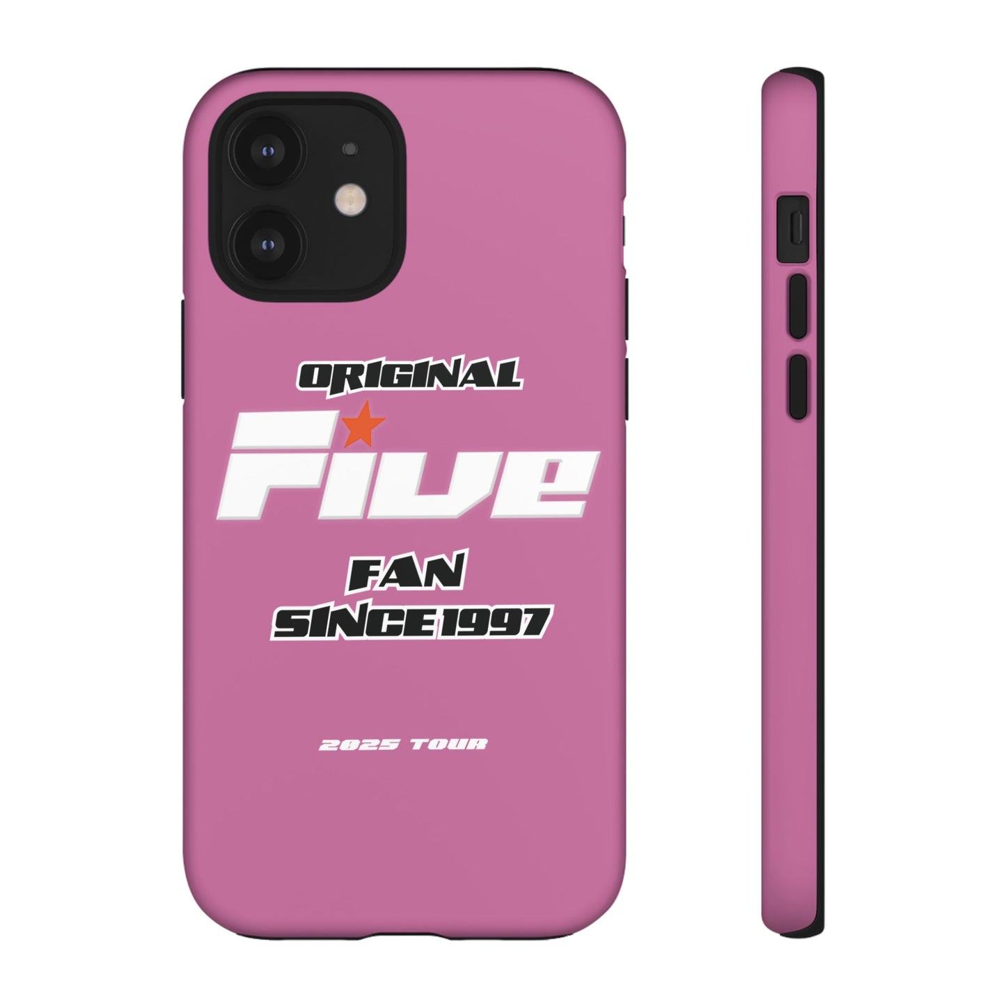 Original Five Fan Tough Case - 2025 Tour Edition unofficial Five boyband 5ive merchandise