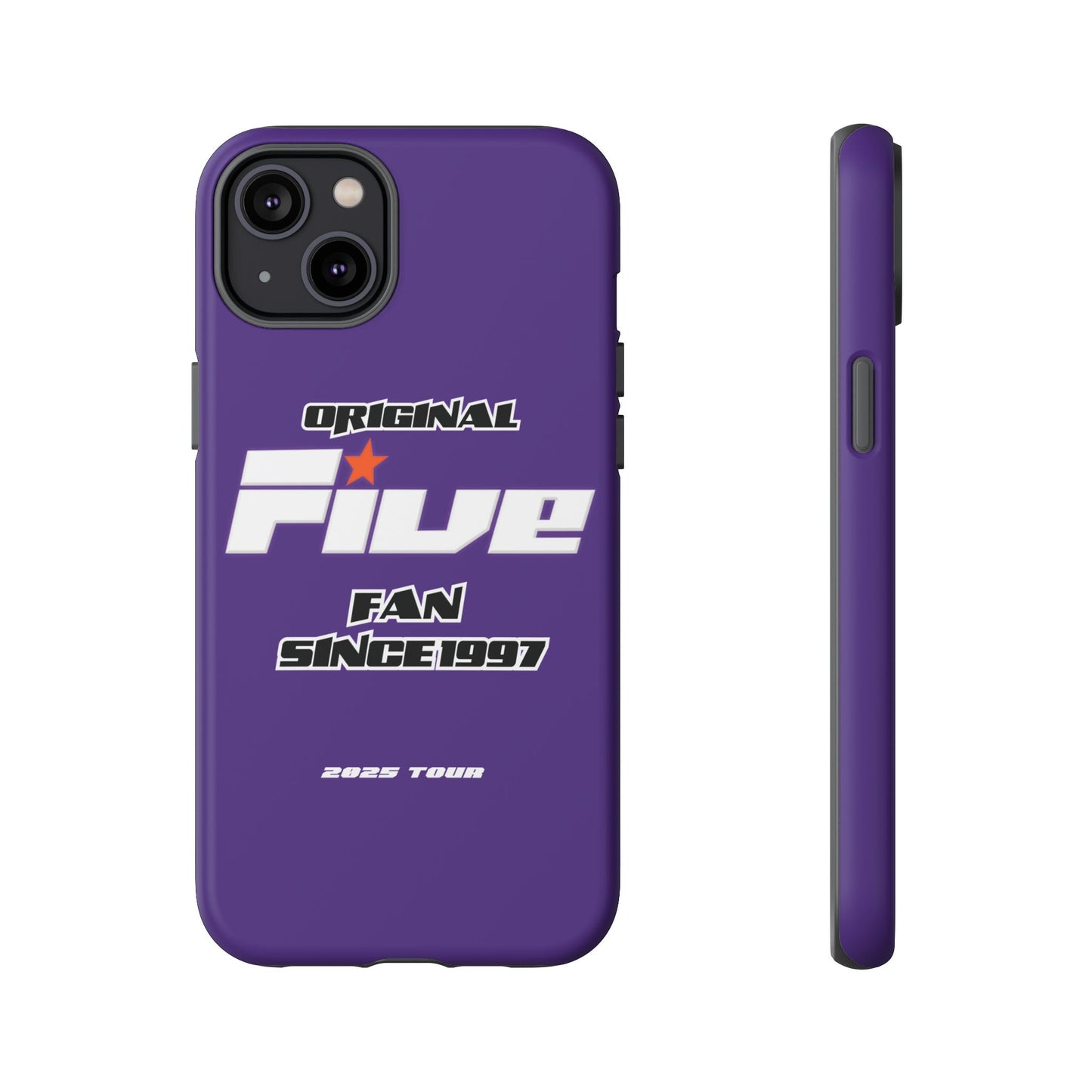 Original Five Fan Tough Case - 2025 Tour Edition unofficial Five boyband 5ive merchandise