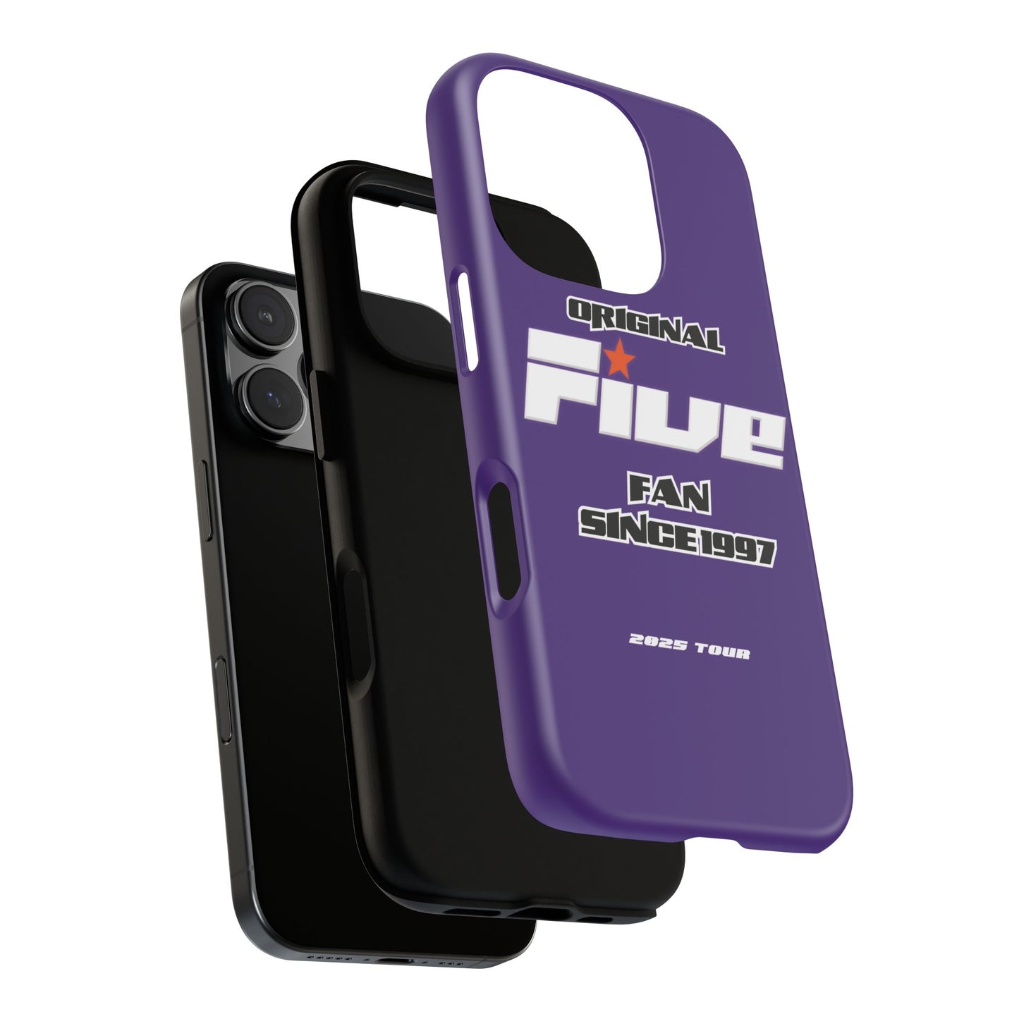 Original Five Fan Tough Case - 2025 Tour Edition unofficial Five boyband 5ive merchandise