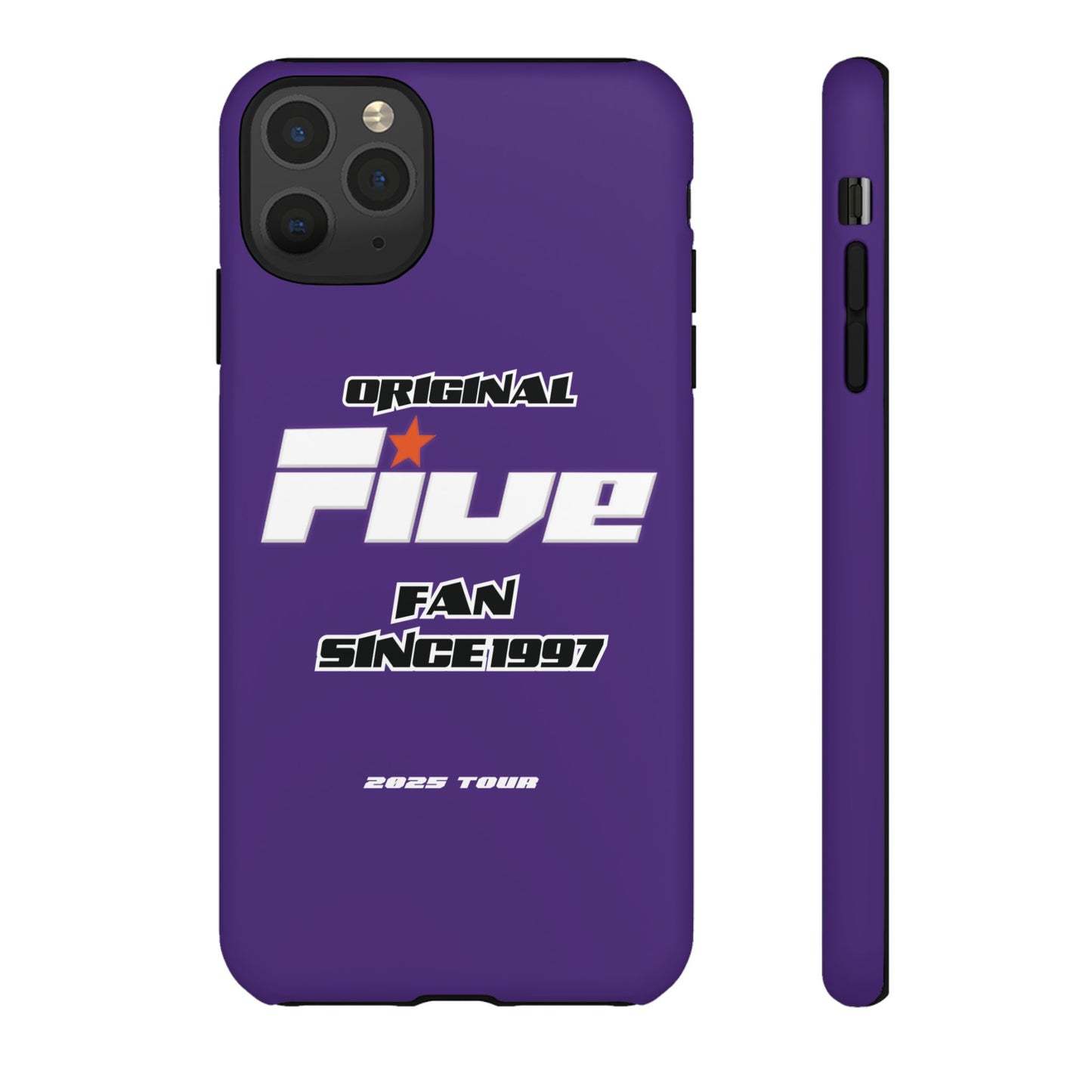 Original Five Fan Tough Case - 2025 Tour Edition unofficial Five boyband 5ive merchandise