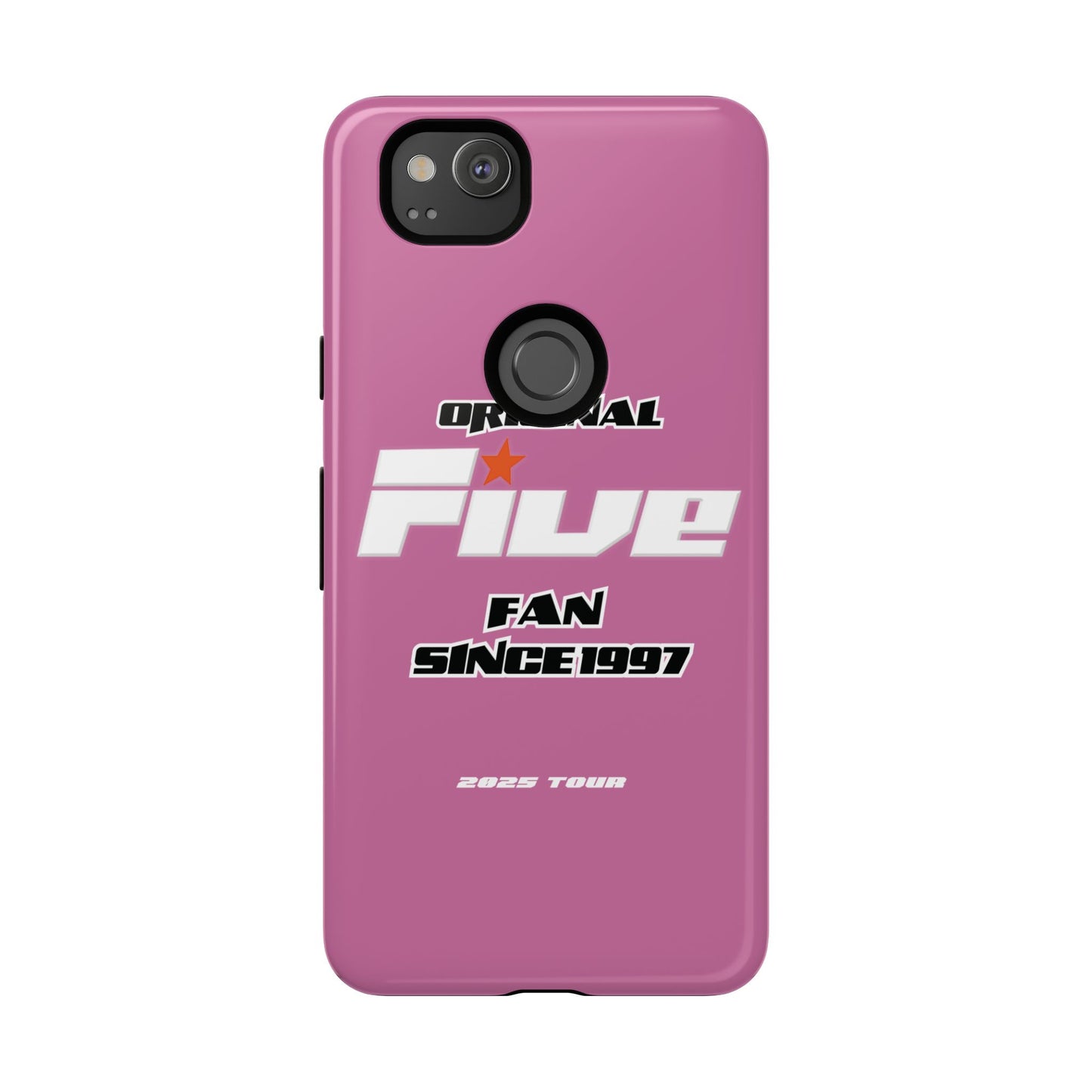 Original Five Fan Tough Case - 2025 Tour Edition unofficial Five boyband 5ive merchandise