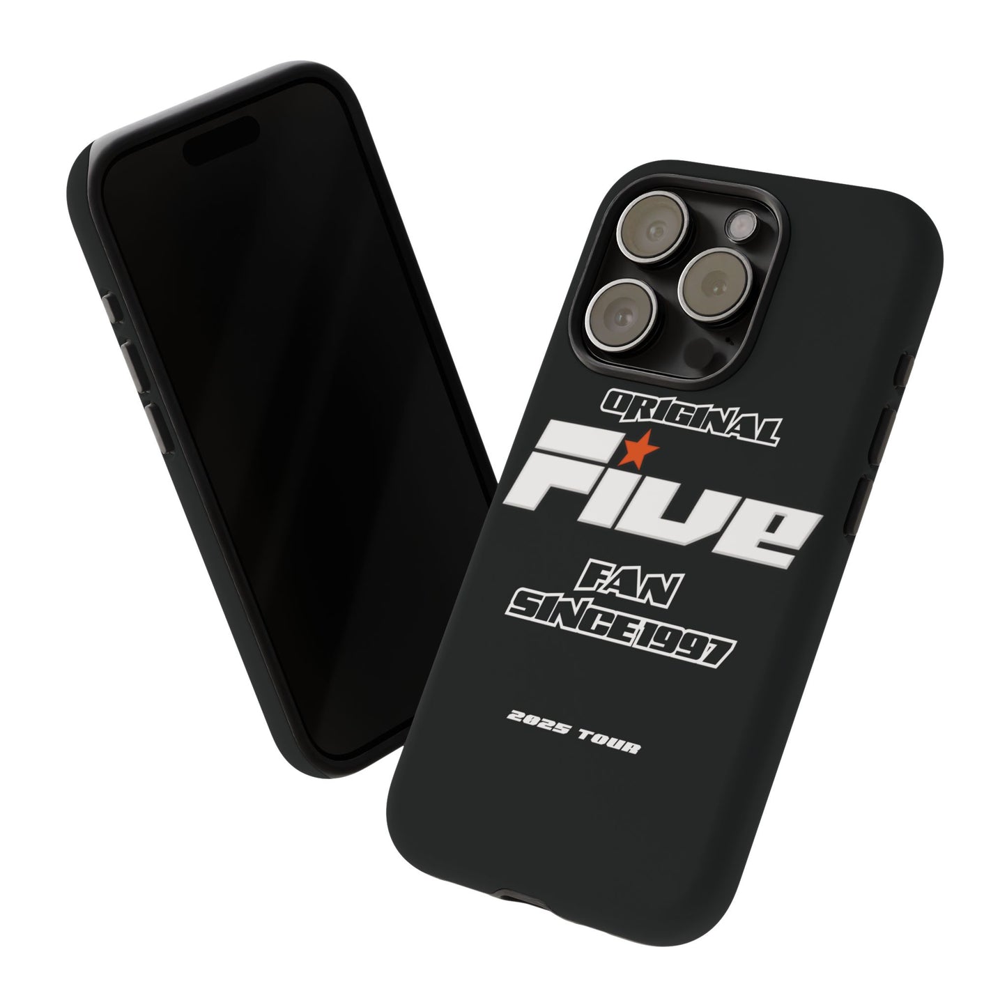 Original Five Fan Tough Case - 2025 Tour Edition unofficial Five boyband 5ive merchandise