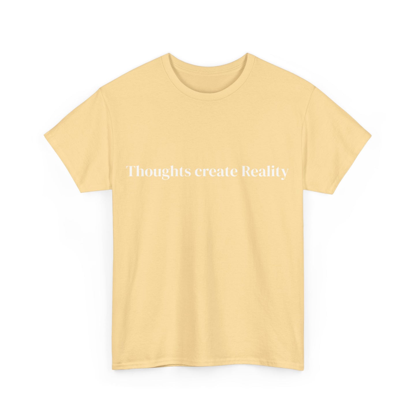 Thoughts create Reality, Deeply Grounded, Affirmations Tee, Motivational Quote Tee, Everyday Casual Shirt, Spiritual, mindful living empowerment t-shirt