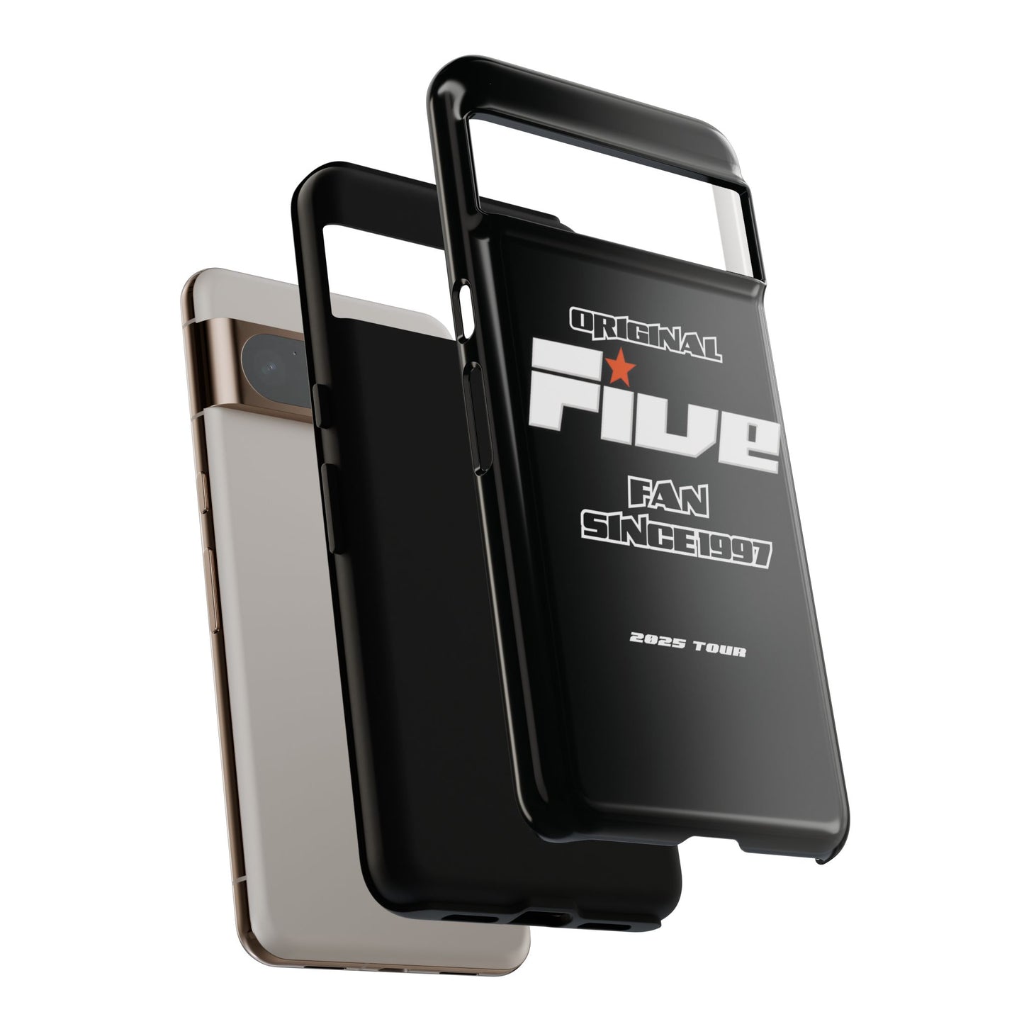 Original Five Fan Tough Case - 2025 Tour Edition unofficial Five boyband 5ive merchandise
