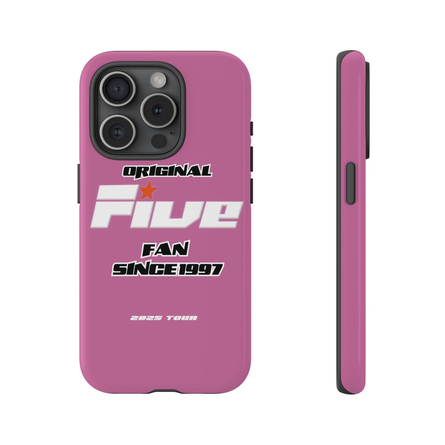 Original Five Fan Tough Case - 2025 Tour Edition unofficial Five boyband 5ive merchandise