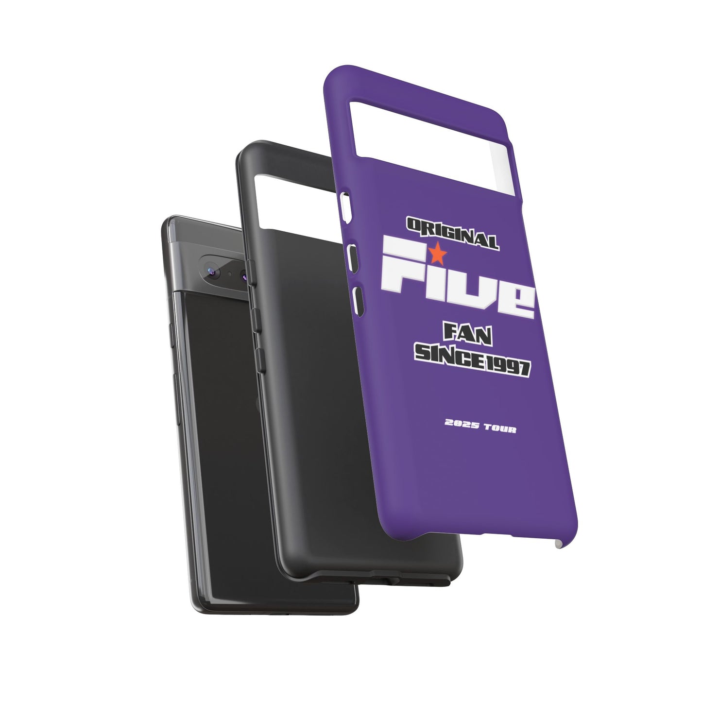 Original Five Fan Tough Case - 2025 Tour Edition unofficial Five boyband 5ive merchandise