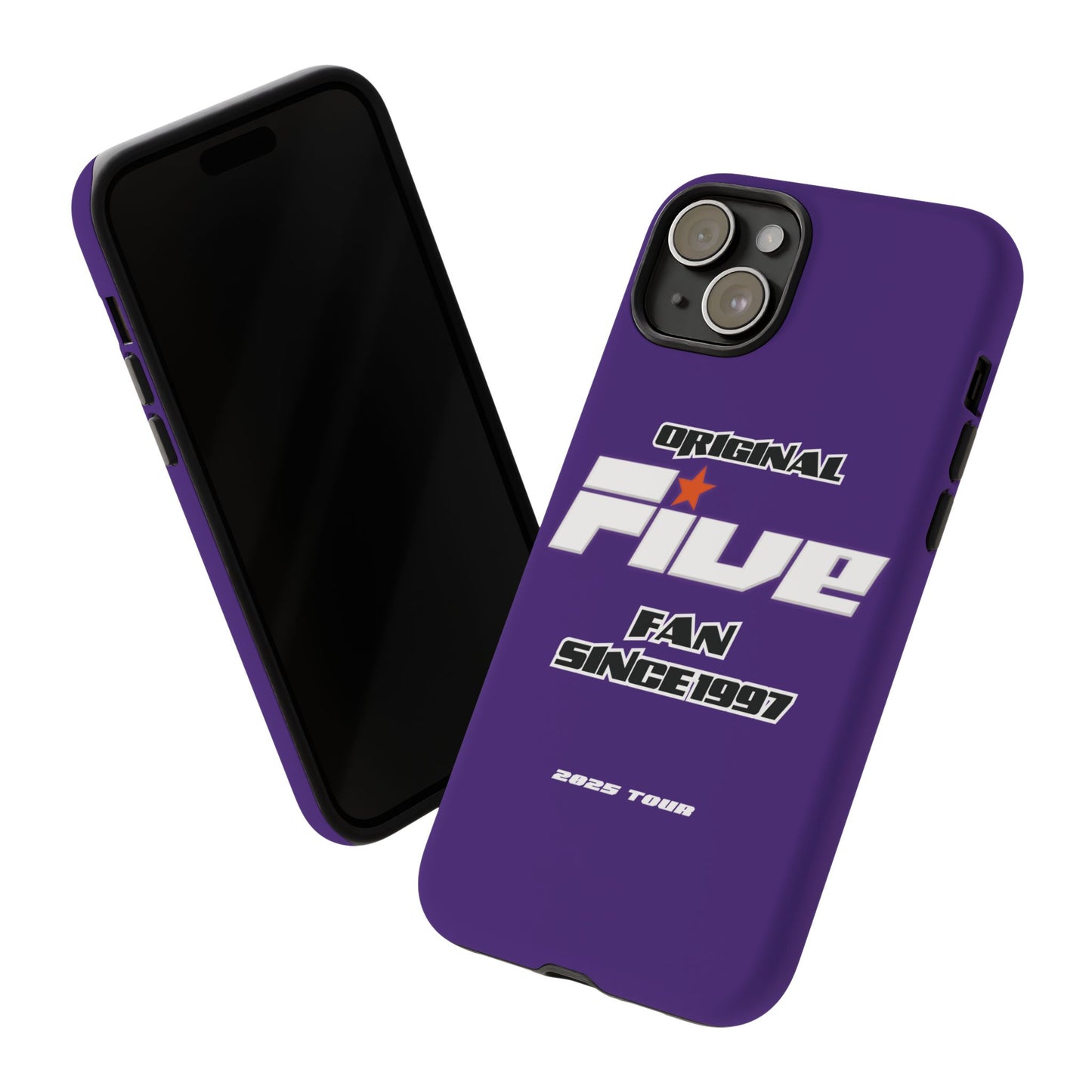 Original Five Fan Tough Case - 2025 Tour Edition unofficial Five boyband 5ive merchandise
